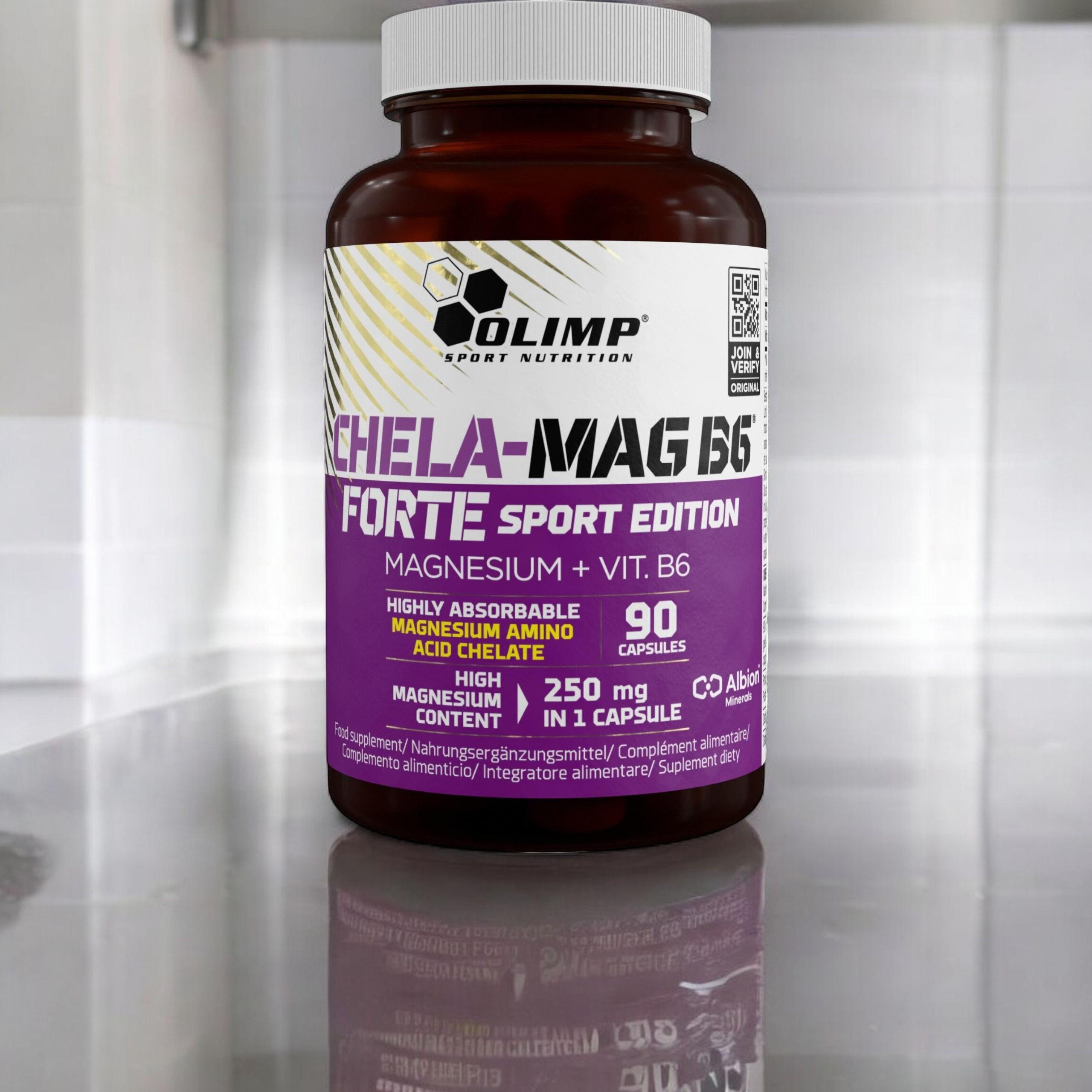 OLIMP - Chela-Mag B6 Forte Sport Edition - 90 gélules.