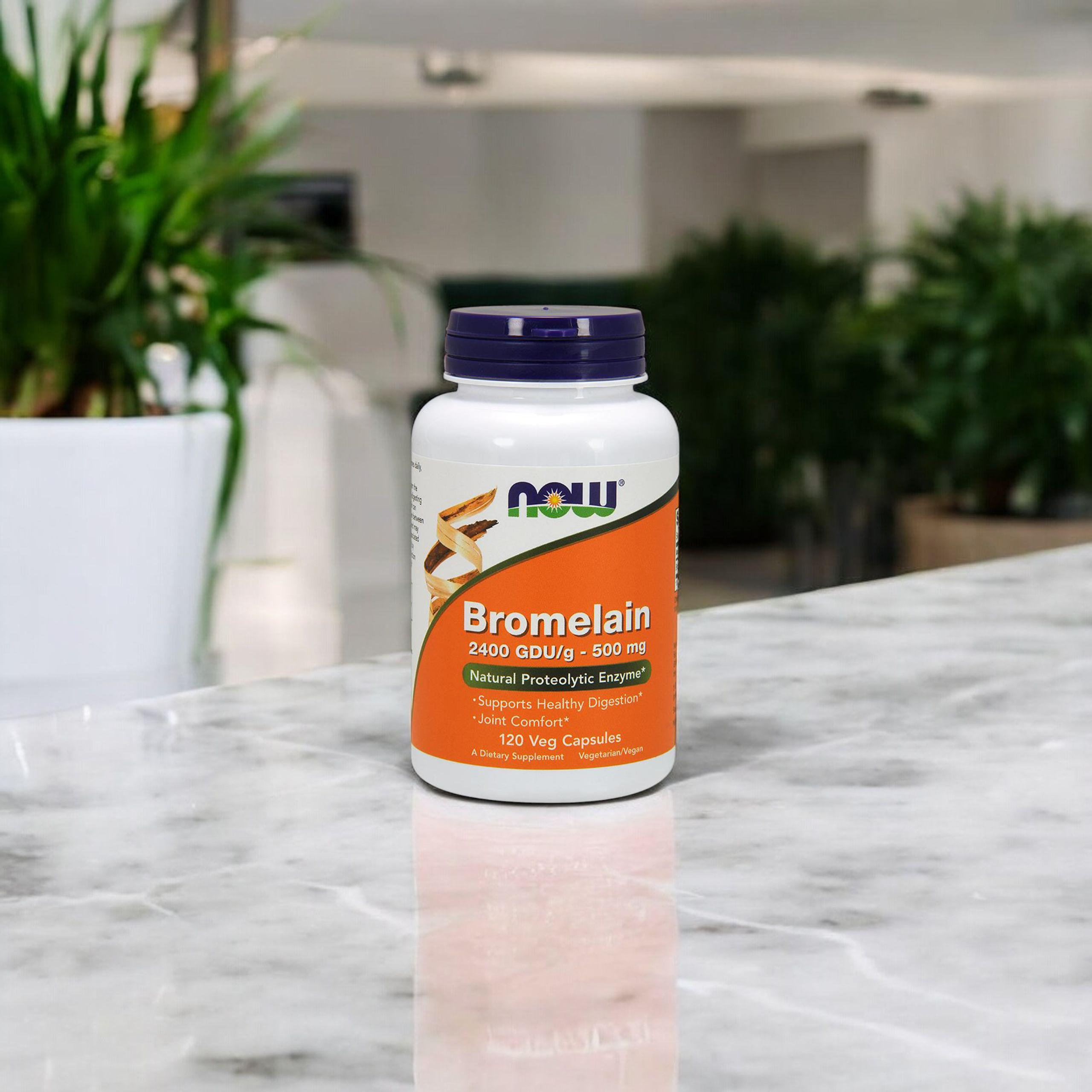 NOW Bromelain ( Bromelina ) - 120vcaps