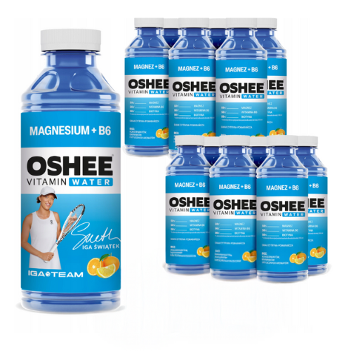 OSHEE Eau vitaminée Magnésium+ B6 12x 555ml