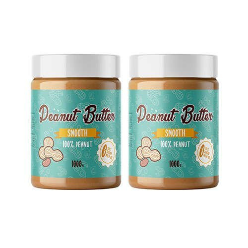 MP NUTRITION Peanut Cream 100% Peanut Smooth - Beurre de cacahuète / Crème de cacahuète - 2x 1000g