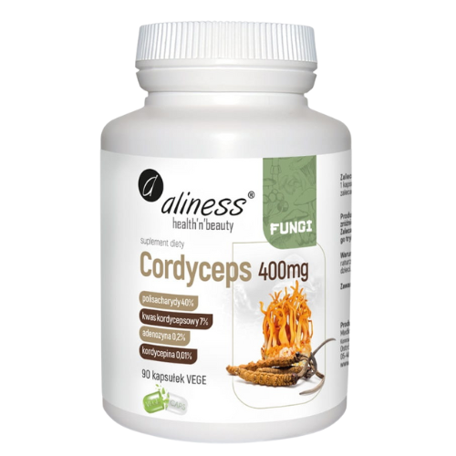 ALINESS - Fungi Cordyceps 400mg - 90vcaps.