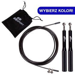 MP SPORT Jump Rope Aluminium Handle - Corde à sauter z uchwytami en aluminium - 3m