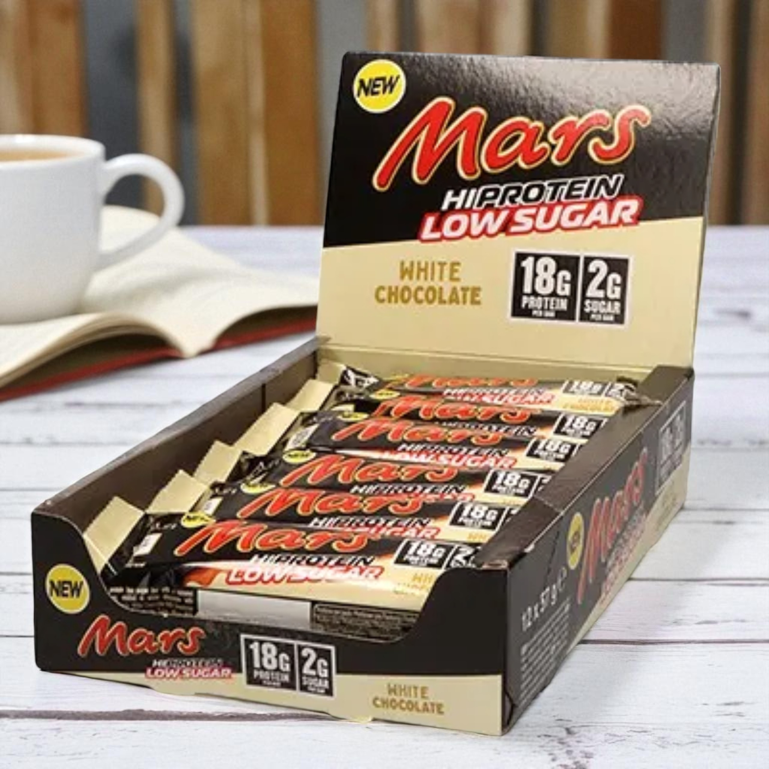 Mars - Barre Mars HIProtein LS - 12x 57g - Chocolat blanc