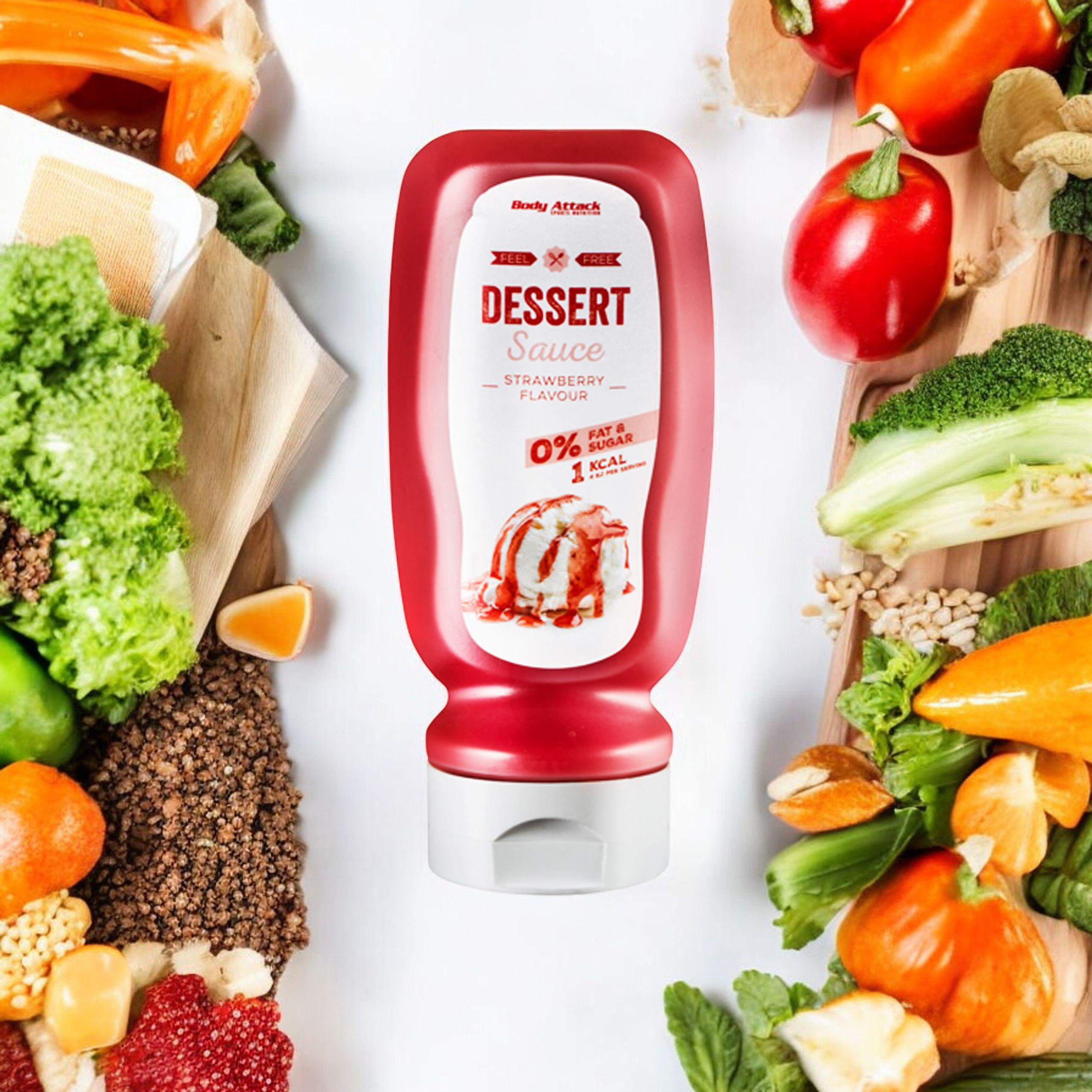 BODY ATTACK Dessert Sauce Strawberry Flavour - 320ml