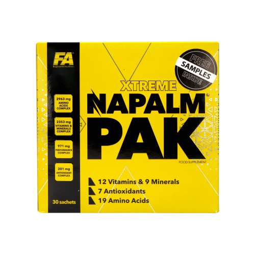 FITNESS AUTHORITY Napalm Pak - 30 sachets