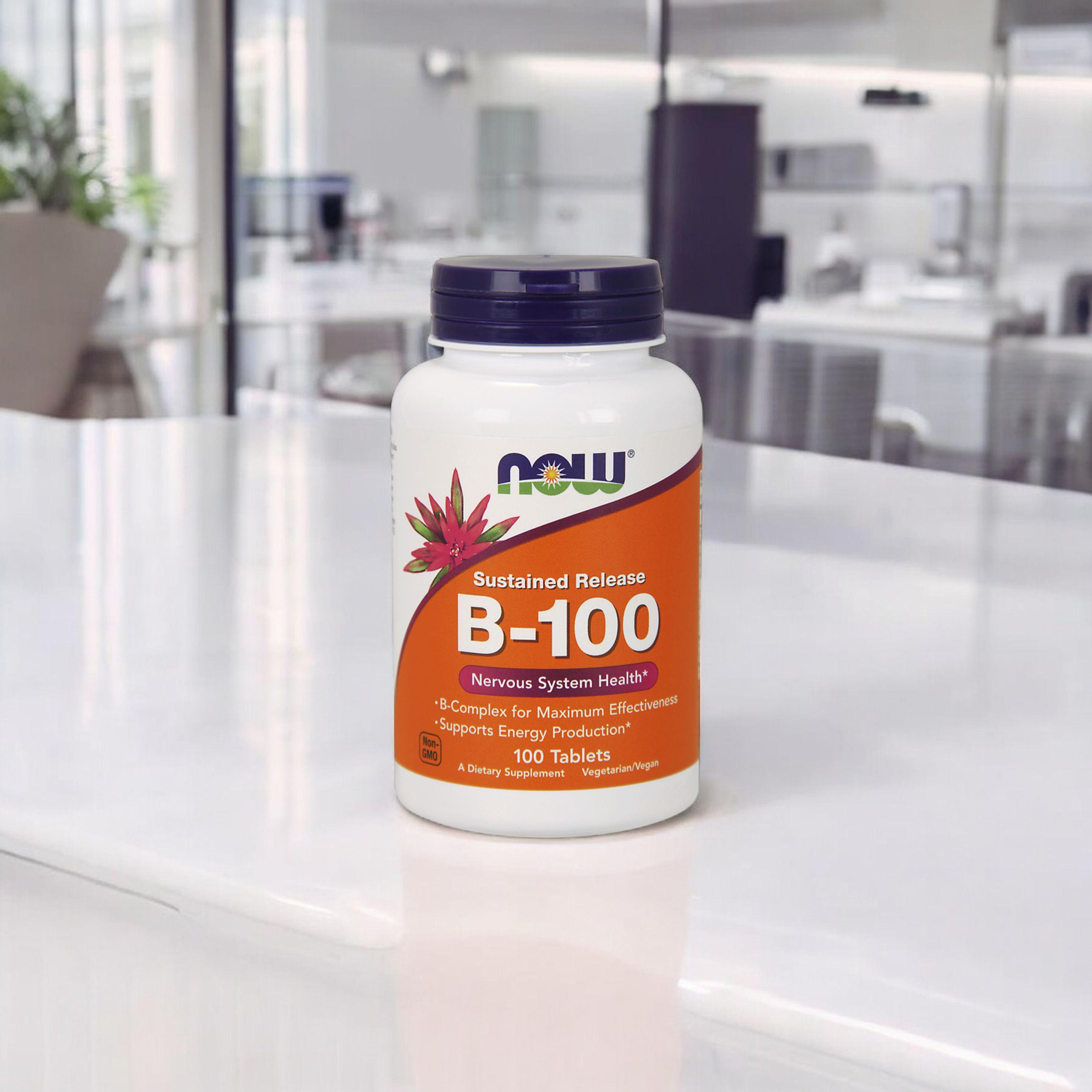 NOW Vitamine B-100 - 100tabs.