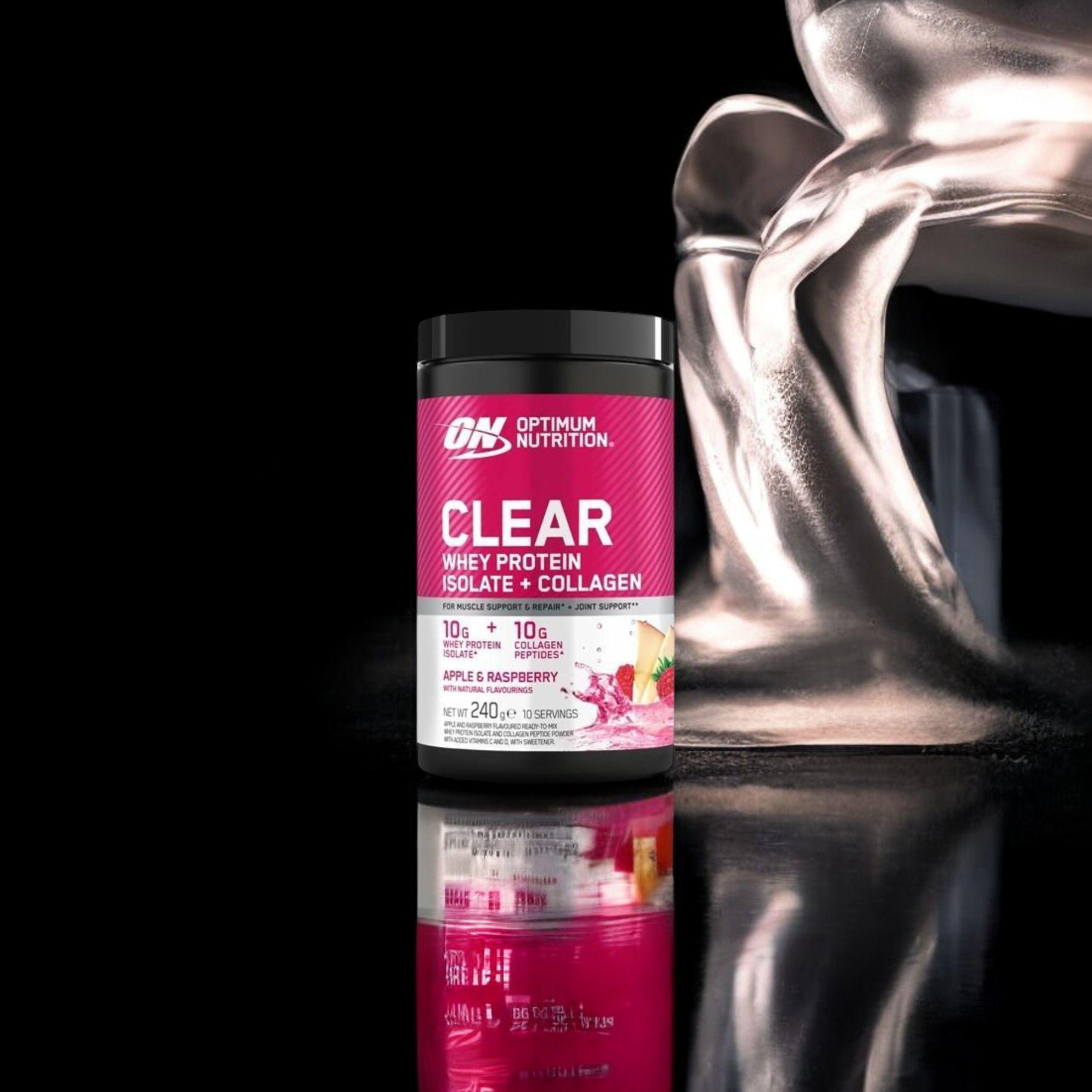 OPTIMUM NUTRITION - Collagène de Lactosérum - 240g - Pomme Framboise