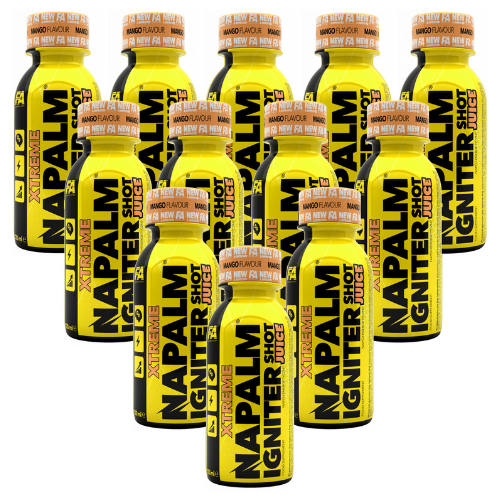 FITNESS AUTHORITY Napalm Igniter Juice Shot - 12x 120ml