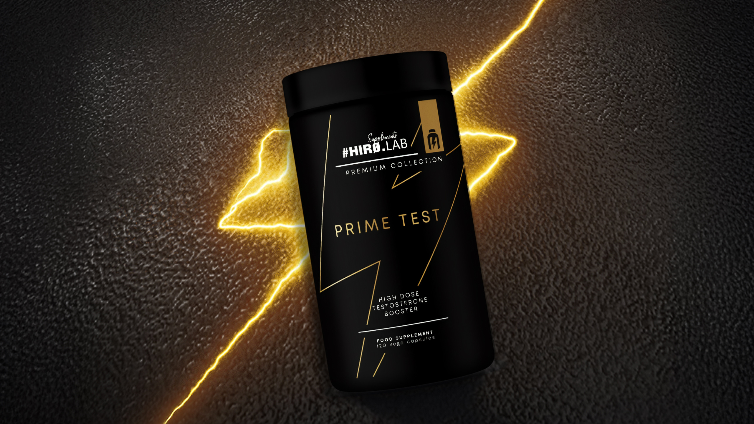 HIRO.LAB Prime Test - 120vcaps. + Magnet - 90vcaps.