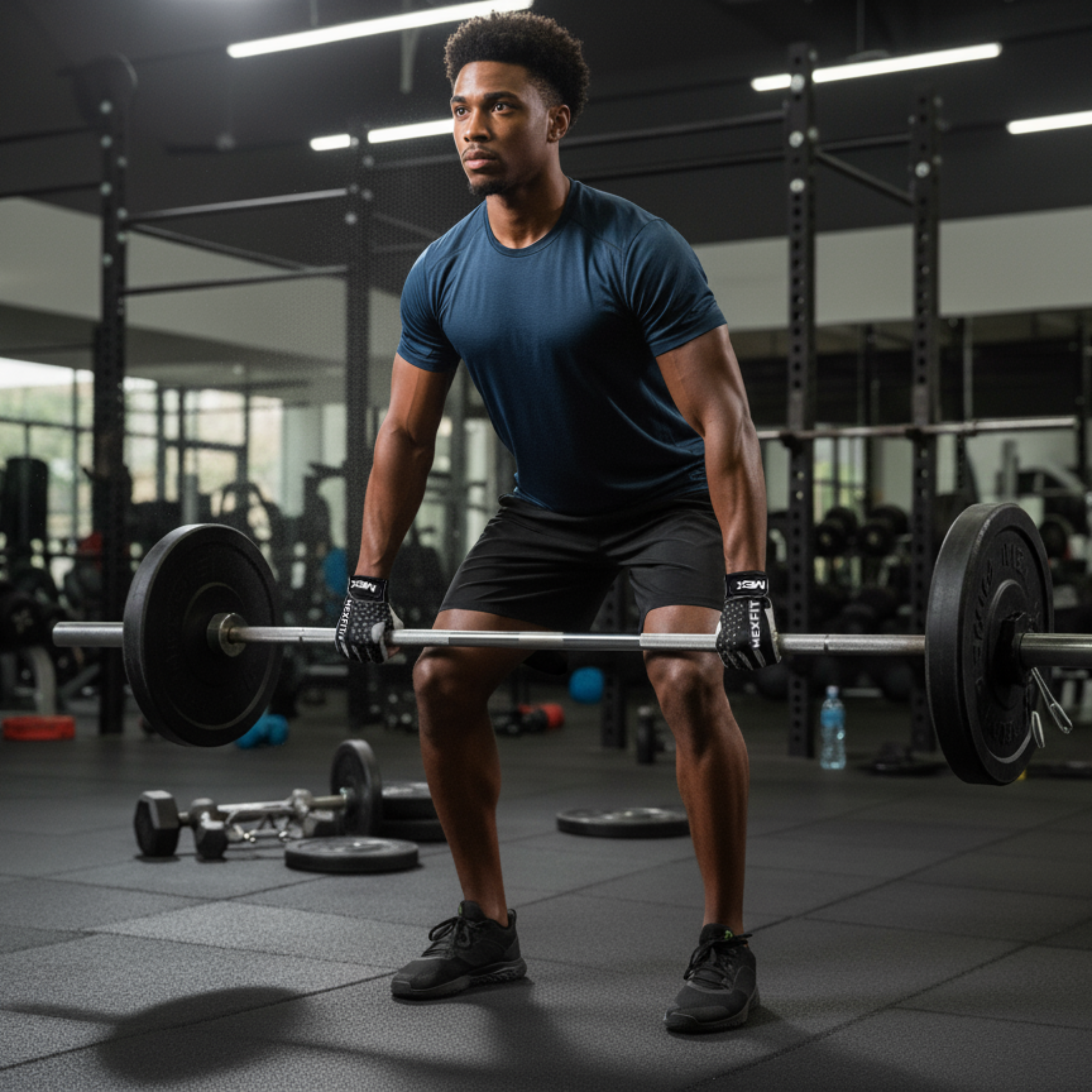 MEX NUTRITION - Gants Noirs Mexfit 