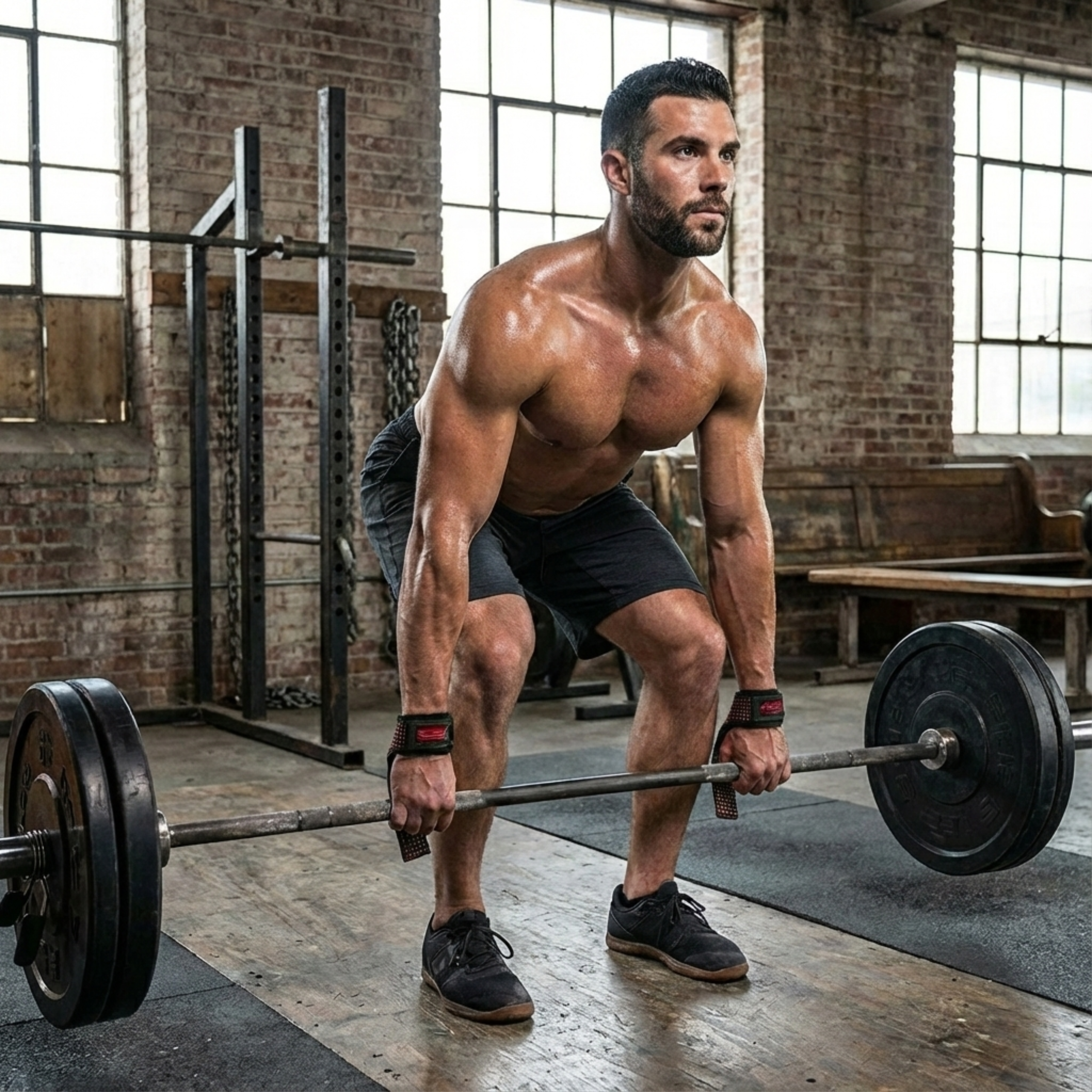 MEX NUTRITION - Sangles de levage V-Pro - Noir