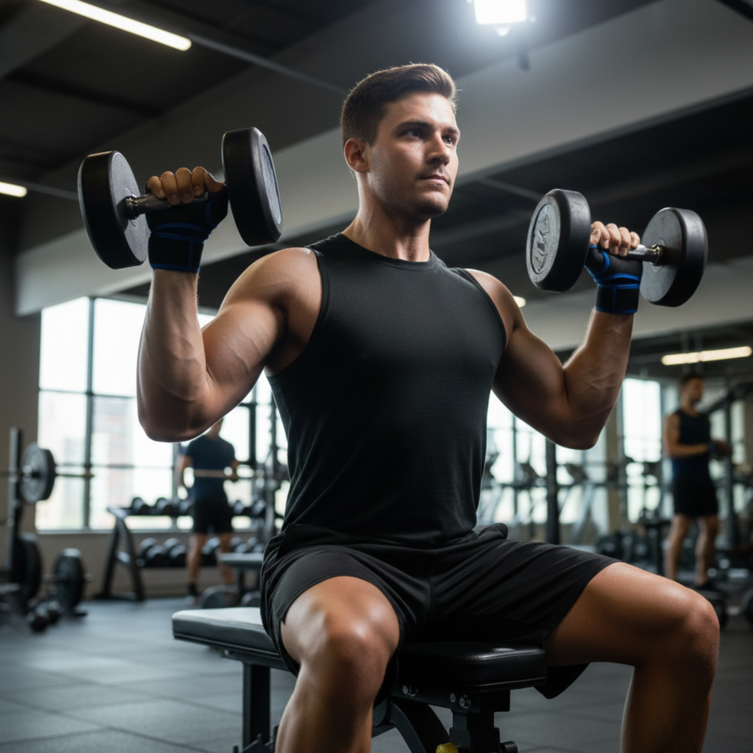 MEX NUTRITION - Gants Bleus V-Fit 