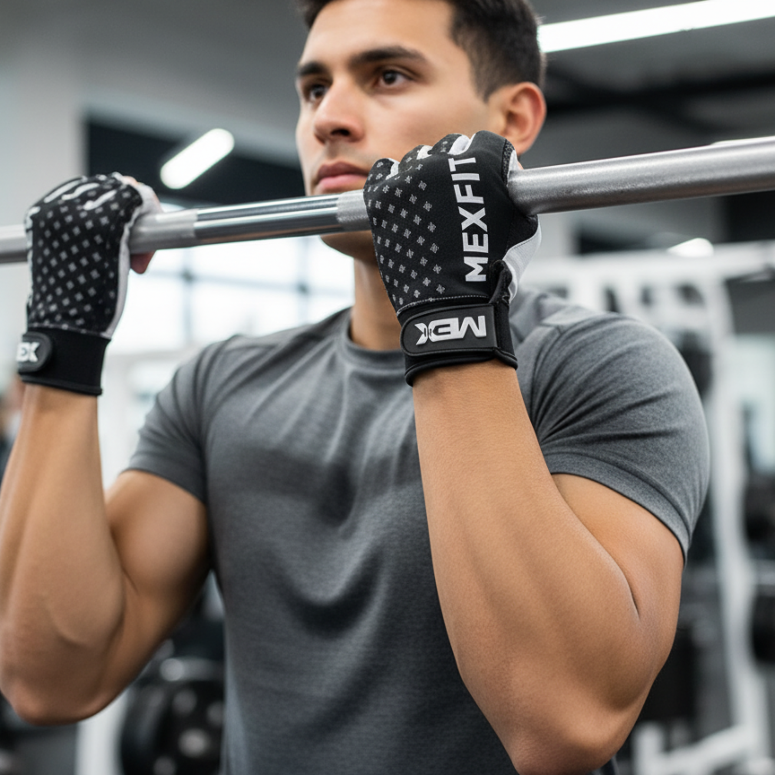 MEX NUTRITION - Gants Noirs Mexfit