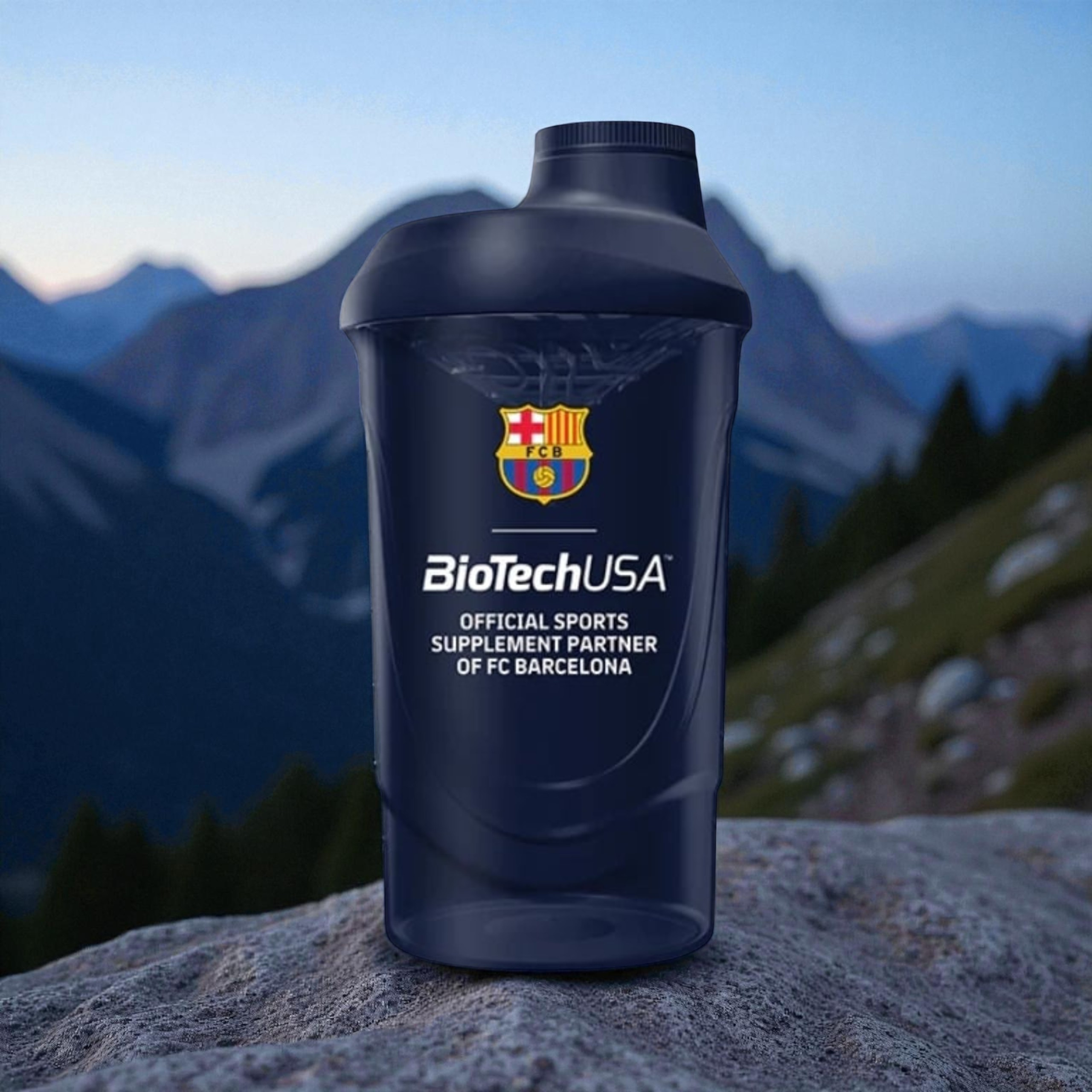 BIOTECH - Shaker Biotech FC Barcelona - 600ml - Bleu