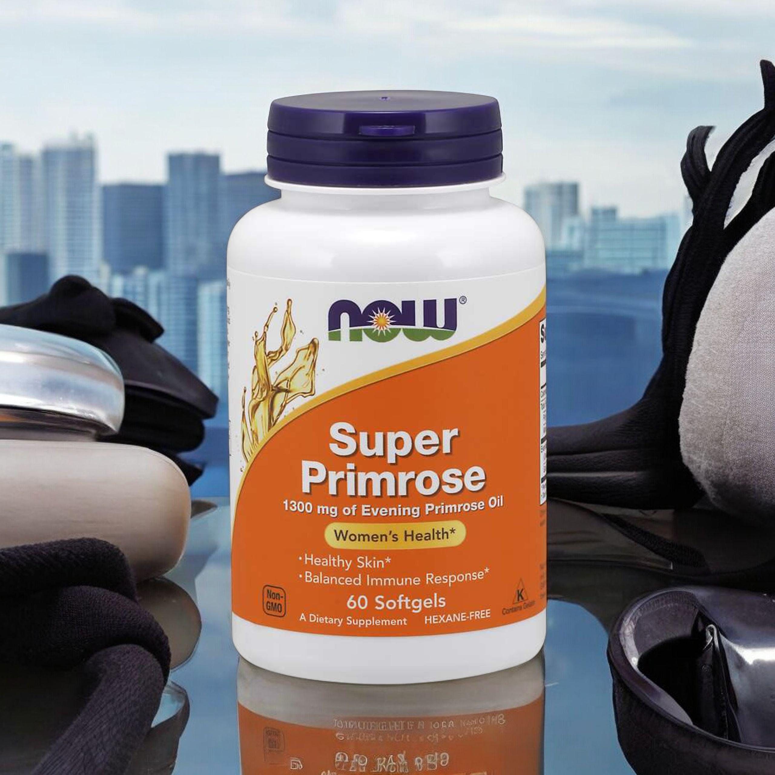 NOW Super Primrose - 60softgels. - Huile d'Onagre Biannuelle