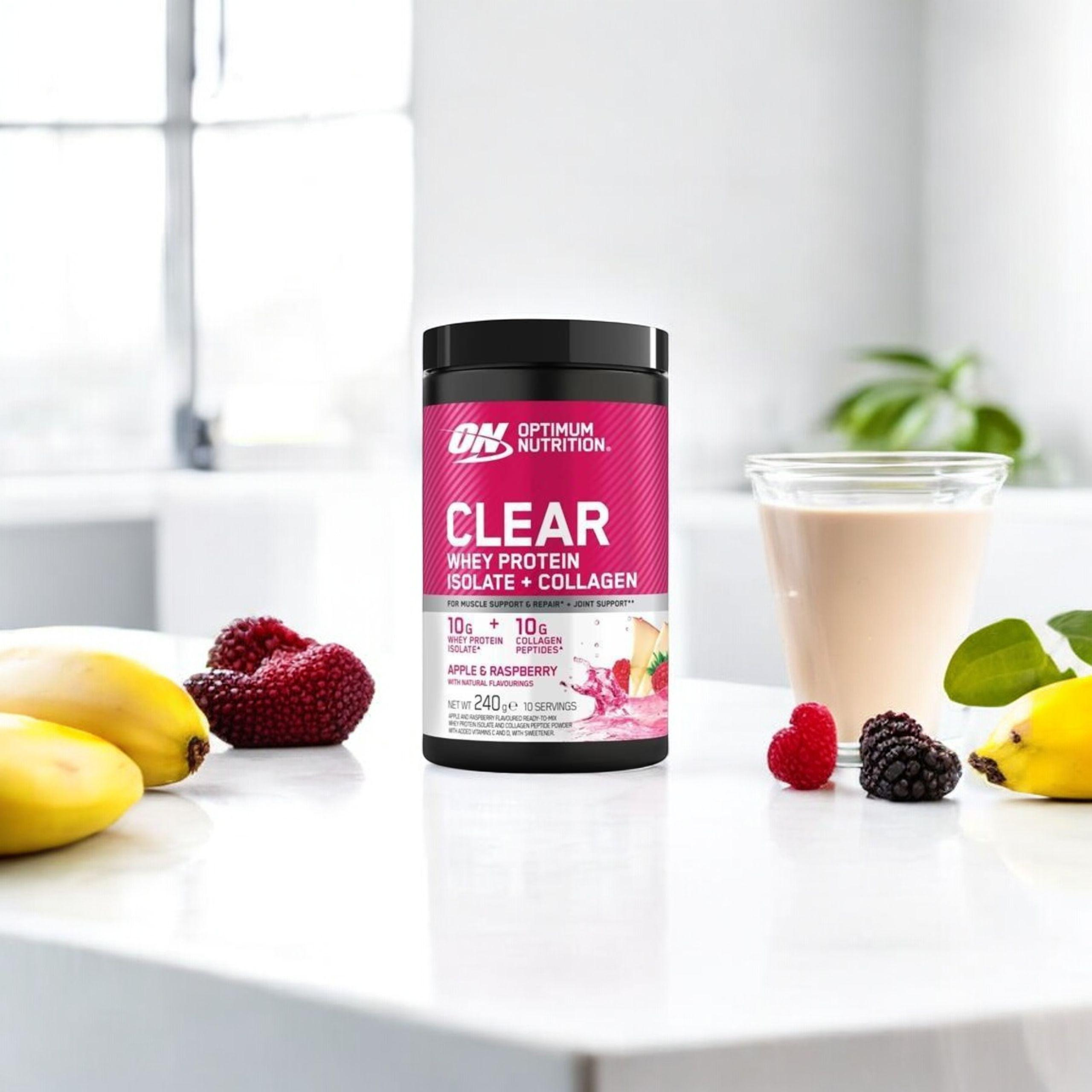 OPTIMUM NUTRITION - Collagène de Lactosérum - 240g - Pomme Framboise