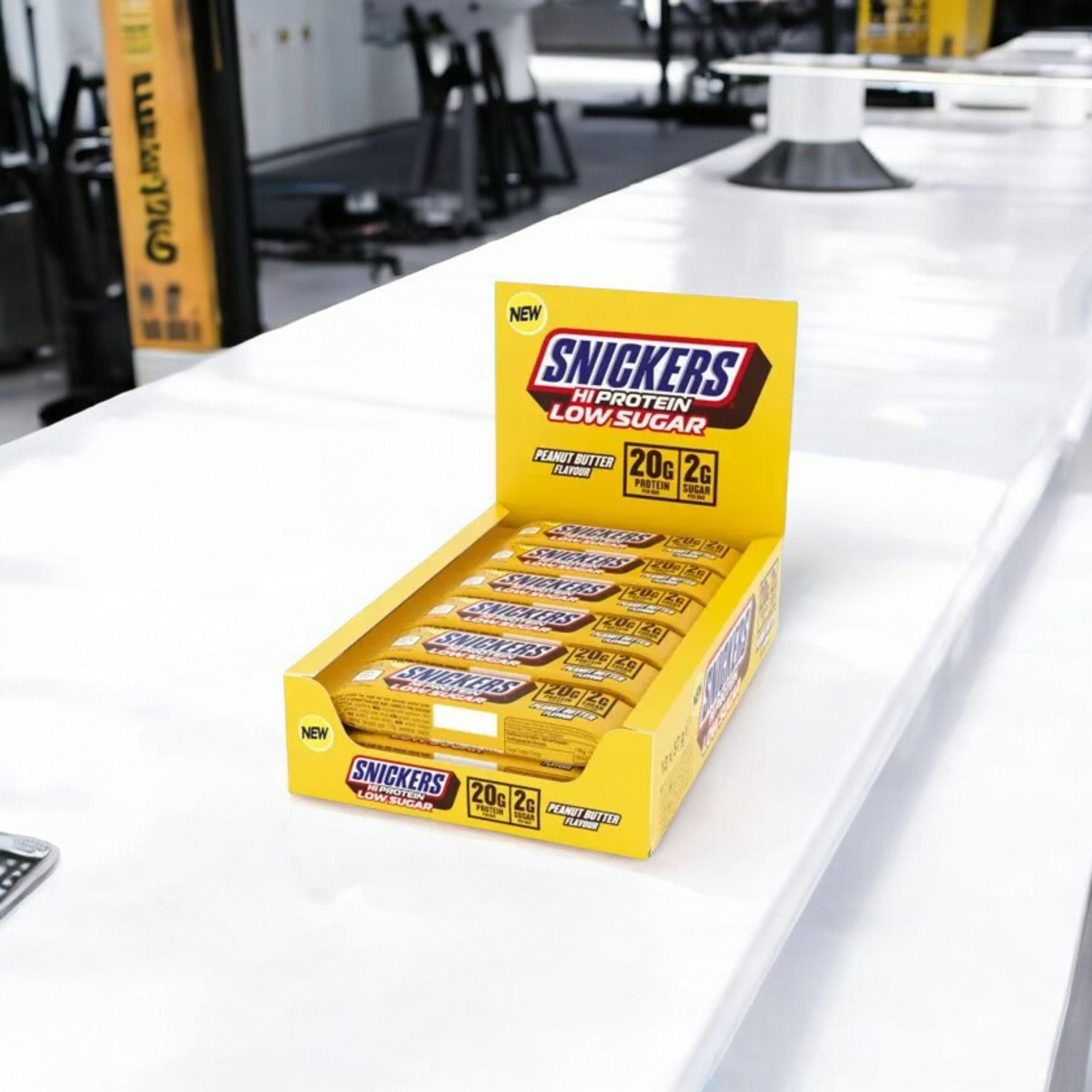 Mars - Barre protéinée HI Protein 57g à faible teneur en sucre - Caramel salé - 12 barres