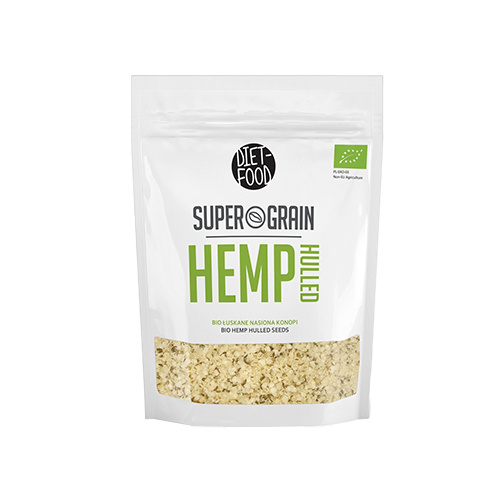 DIET FOOD Bio - Super Grain - Hemp Hulled - 200g - Graines de chanvre décortiquées