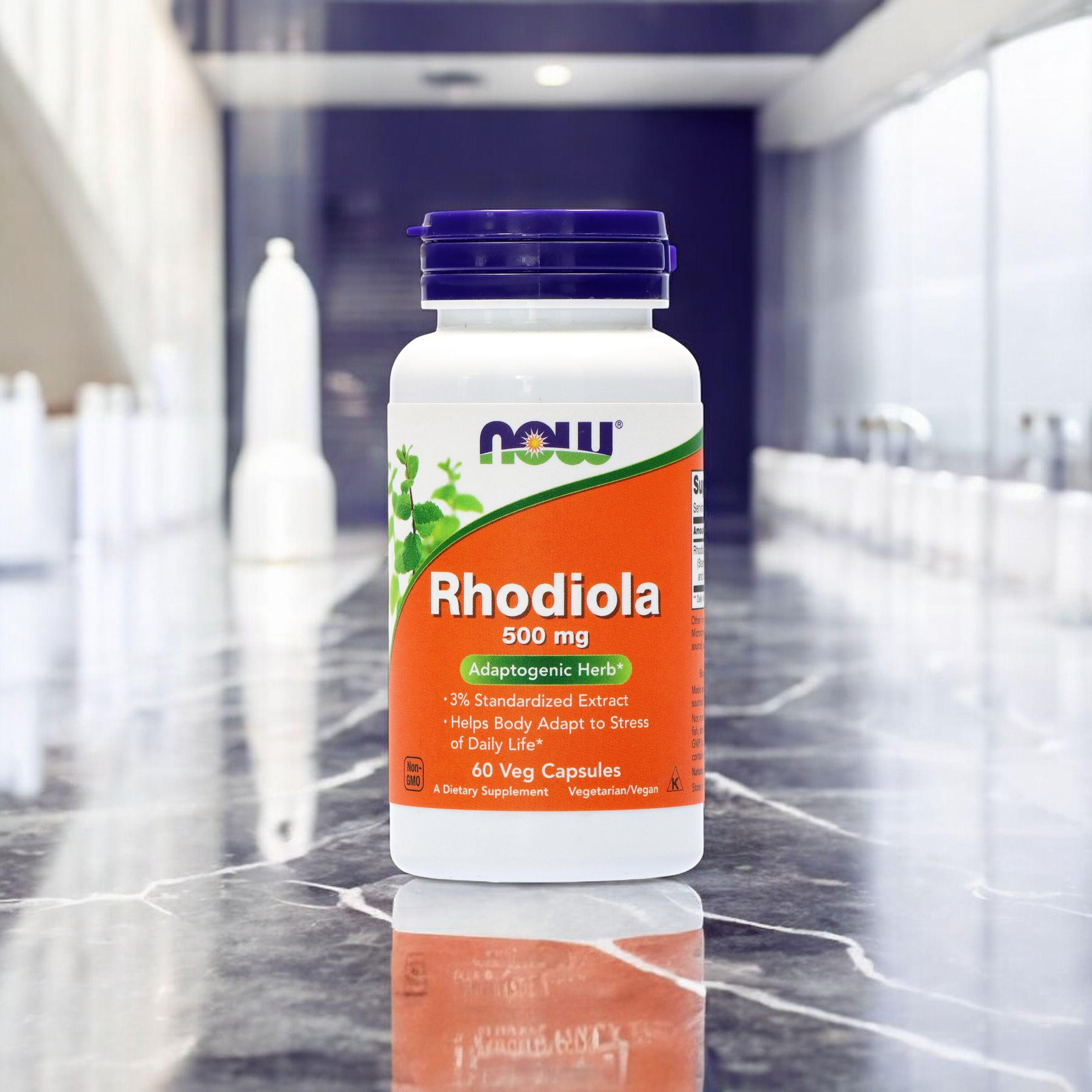 NOW Rhodiola Rosea 500 mg Extract - 60 vcaps