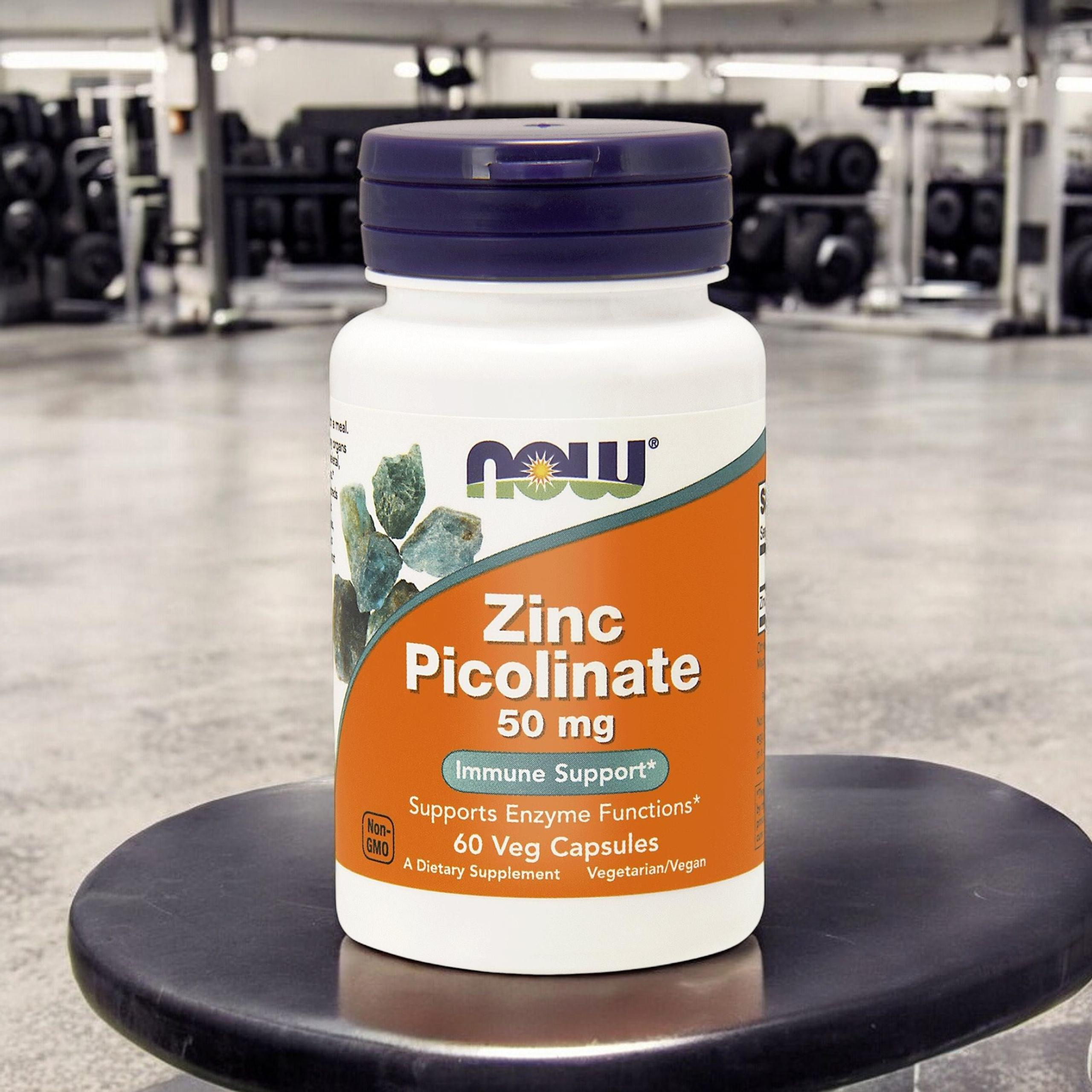 NOW - Zinc Picolinate 50mg - 30 gélules végétales.