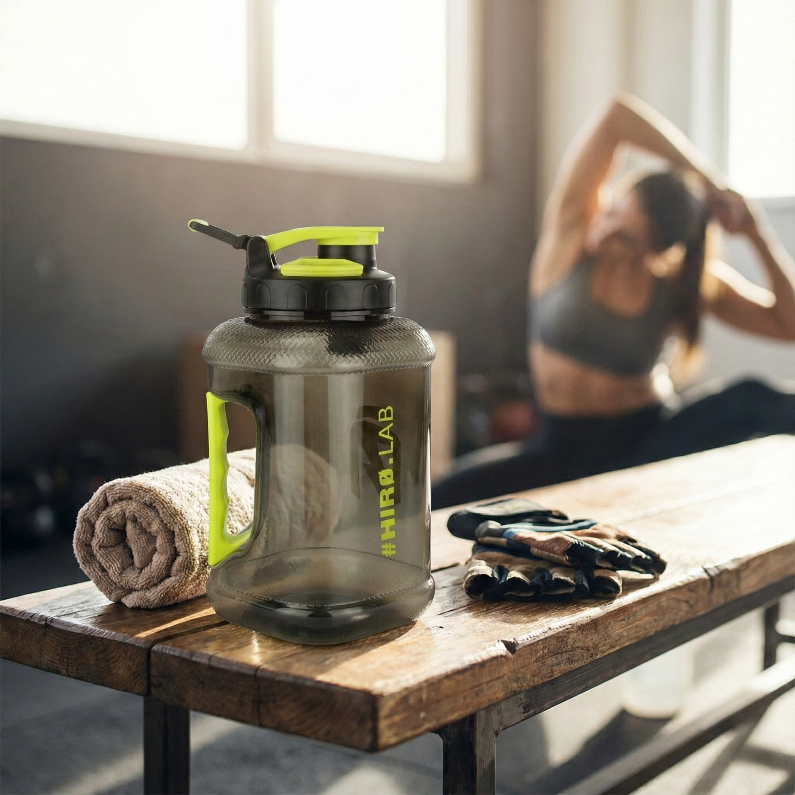 HIRO.LAB Water jug Crater Cap - 1,89l - Kanister, bidon, bouteille d'eau