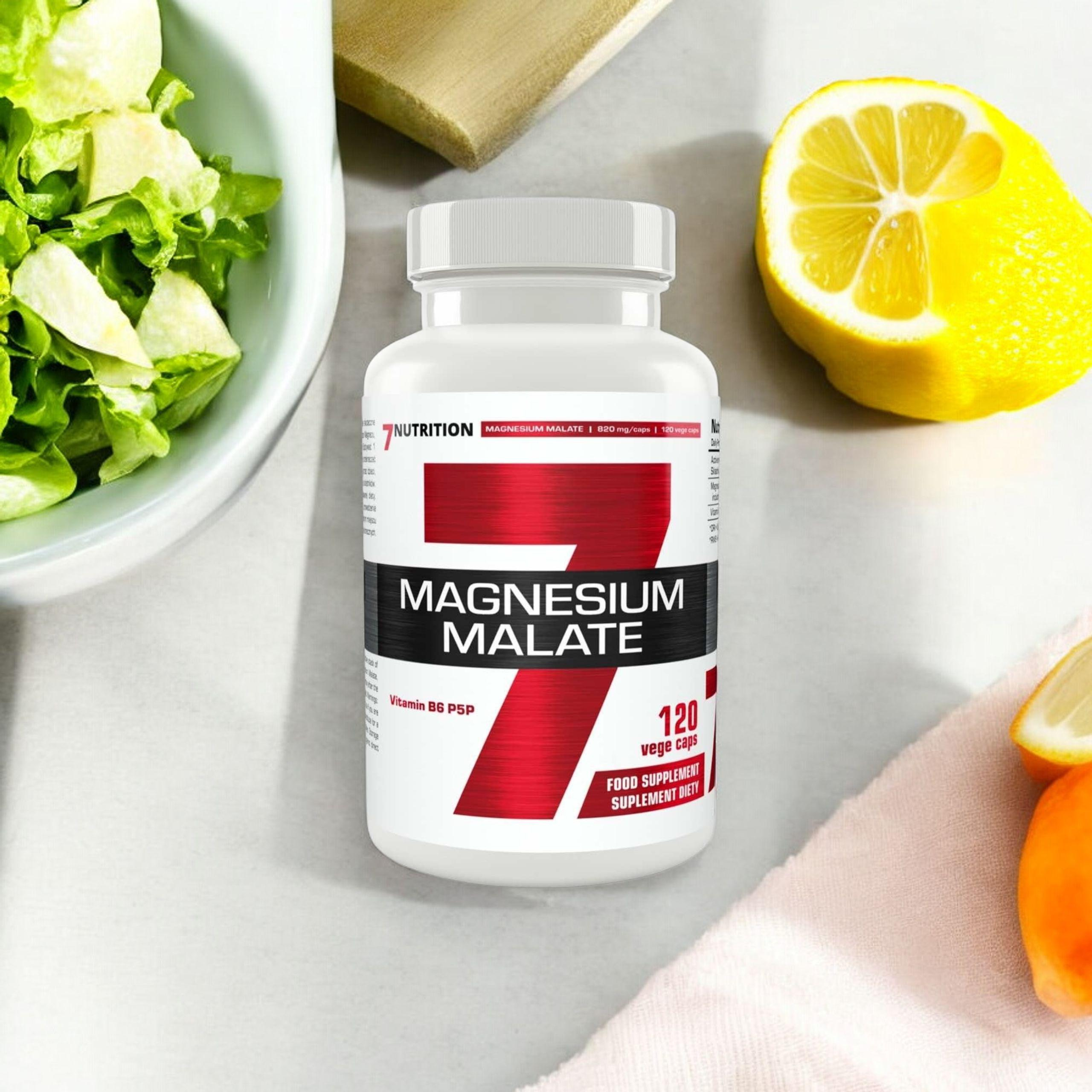 7 NUTRITION - Malate de Magnésium - 120 gélules végétales.