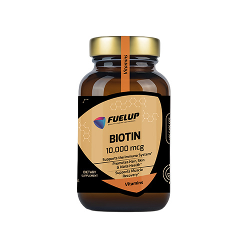 FUELUP - Biotine 10000mcg - 60 gélules végétales.