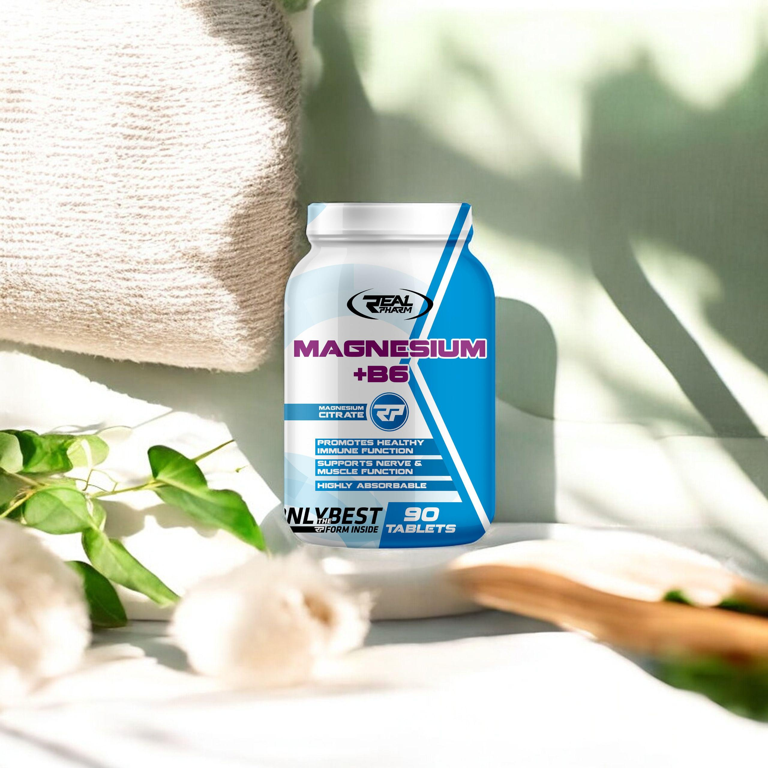 REAL PHARM Magnesium+ B6 - 90tabs