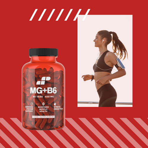 MP NUTRITION Mg + B6 - 90tabs - Magnésium + Vitamine B6
