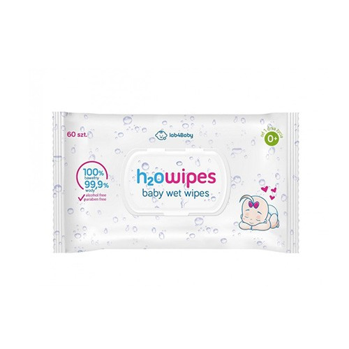 ALG PHARMA H2Owipes Baby Wet Wipes - 60szt. - Lingettes humides