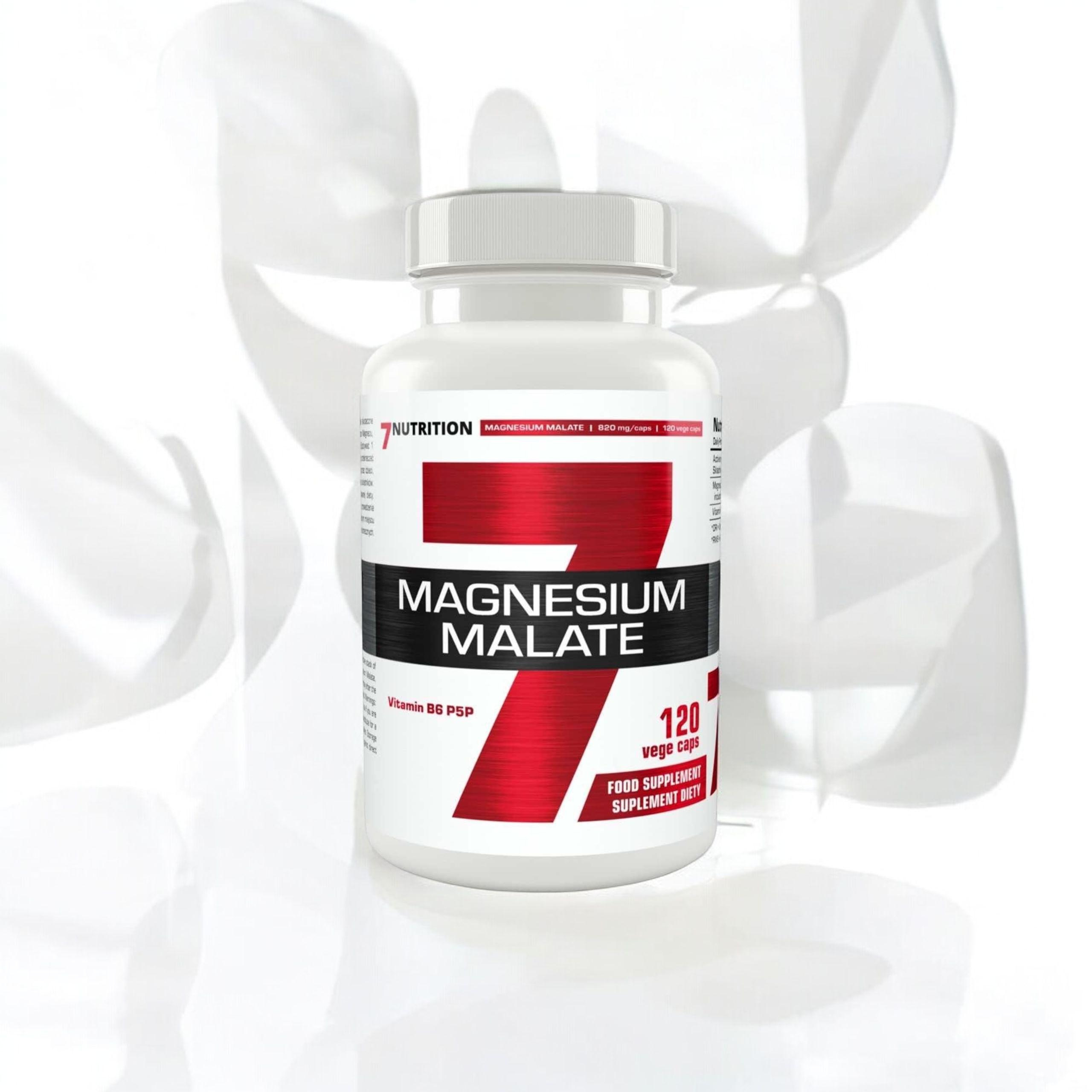 7 NUTRITION - Malate de Magnésium - 120 gélules végétales.