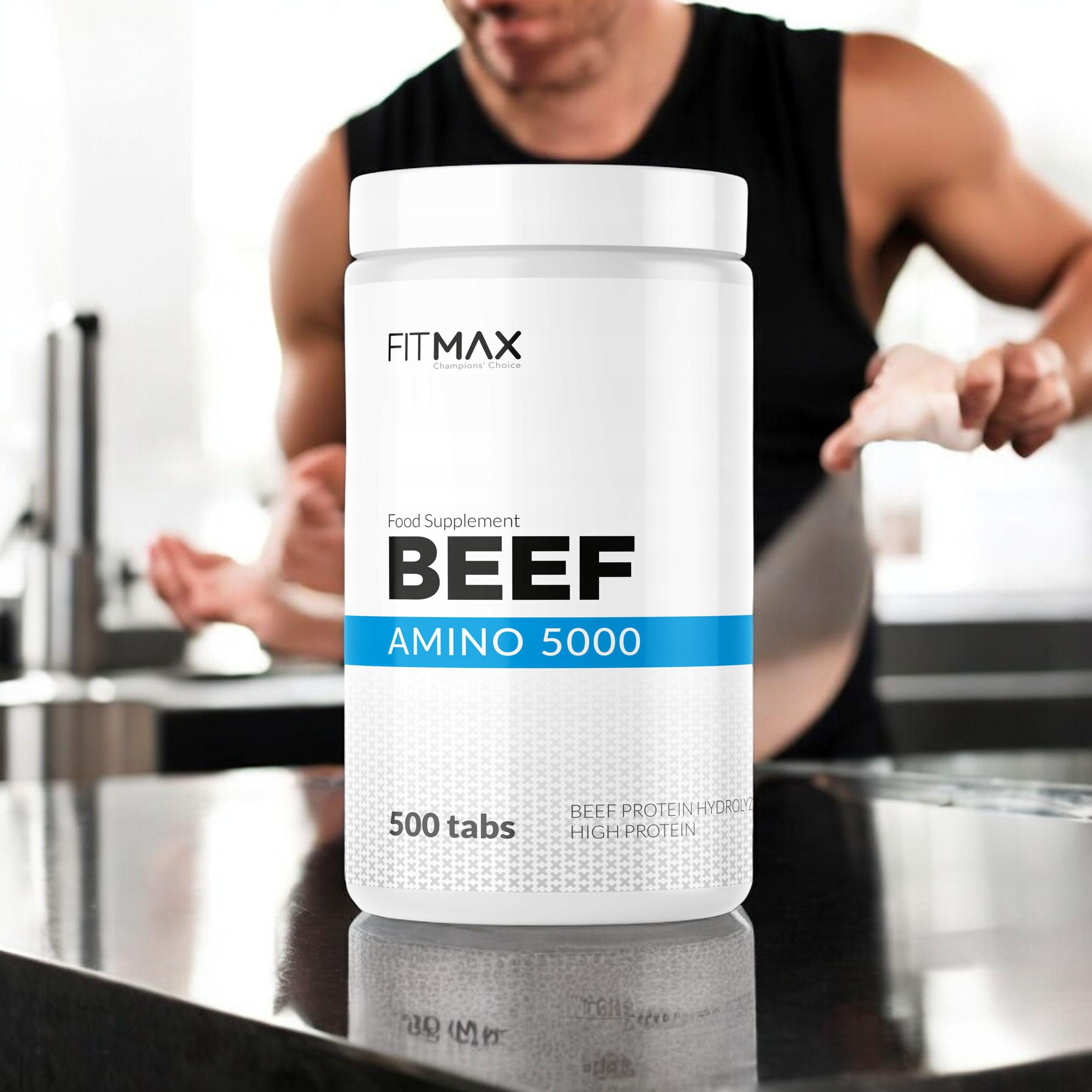 FITMAX Beef Amino 5000 - 500tabs
