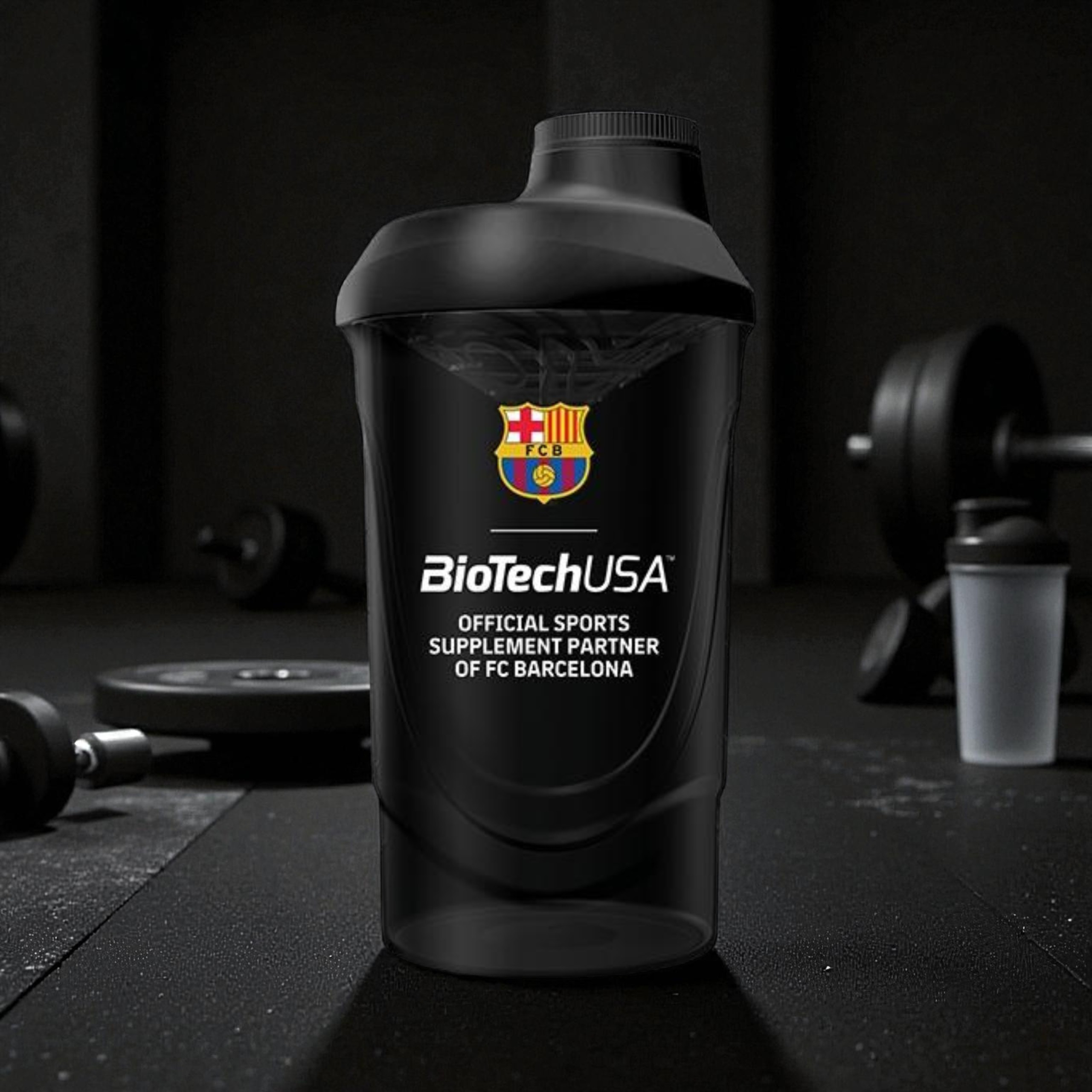 BIOTECH - FC Barcelona Shaker - 600ml - Noir