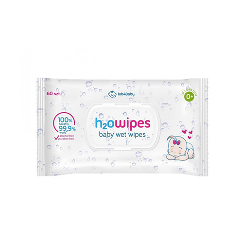 ALG PHARMA H2Owipes Baby Wet Wipes - 60szt. - Lingettes humides