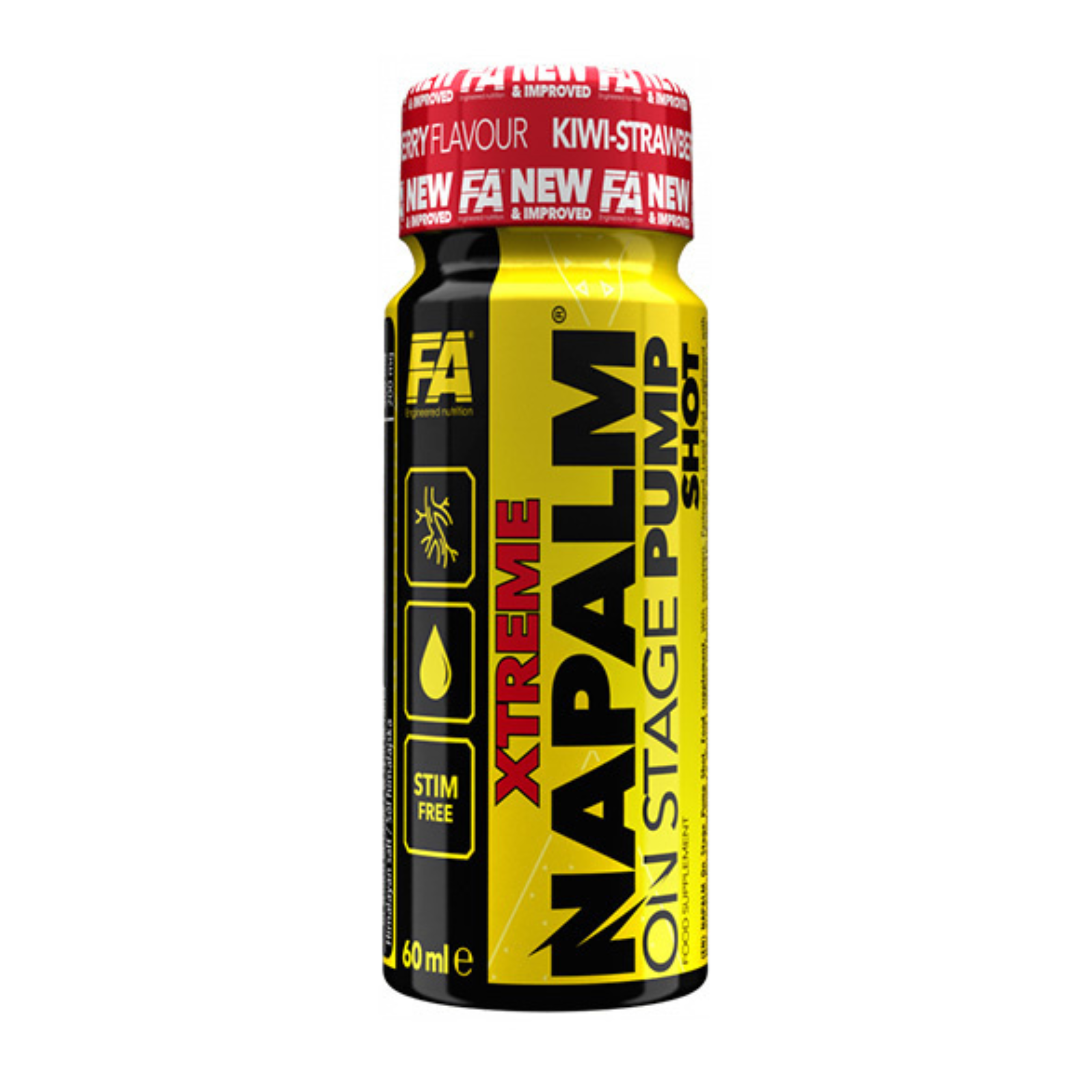 FITNESS AUTHORITY - Xtreme Napalm On Stage SF Shot - 24x 60ml 