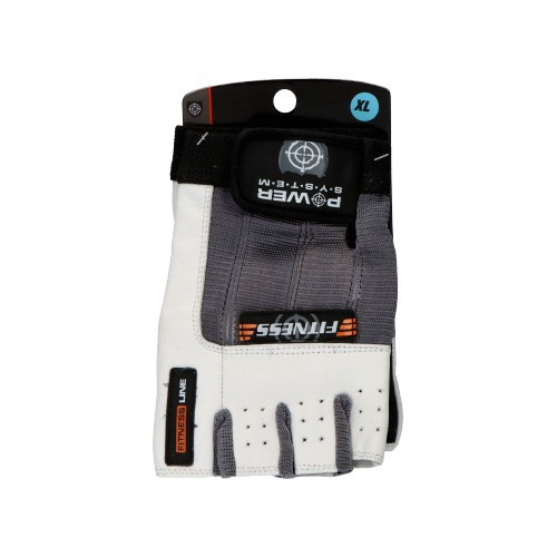 POWER SYSTEM Gants Fitness - Szaro-Białe