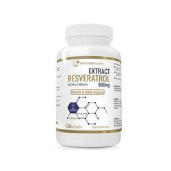 PROGRESS LABS Resveratrol Extract 500mg - 120caps