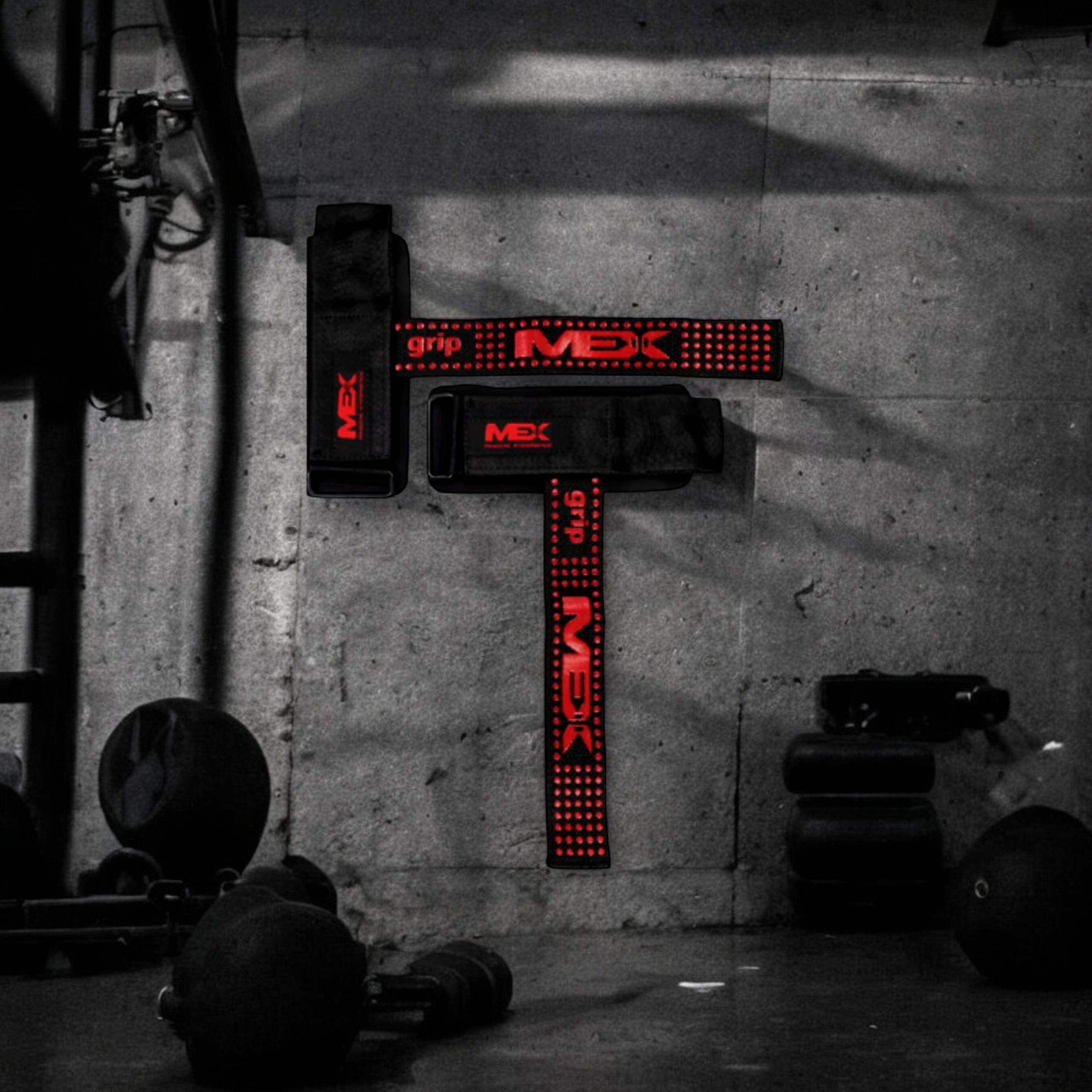 MEX NUTRITION - Sangles de levage V-Pro - Noir