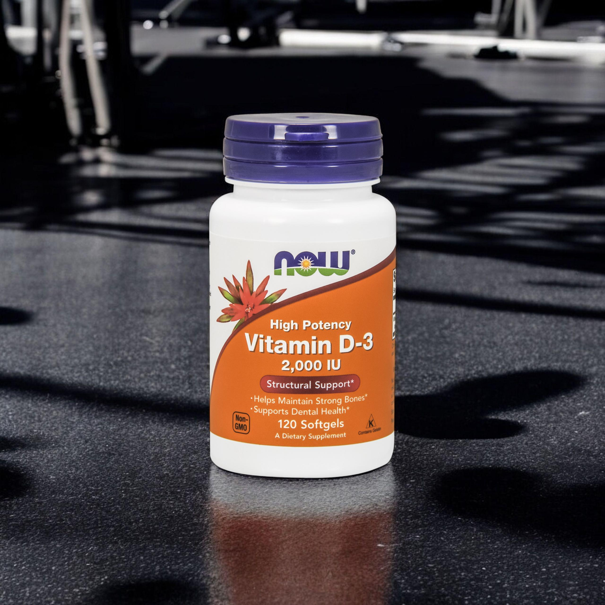 NOW Vitamin D3 2000IU - 120 softgels