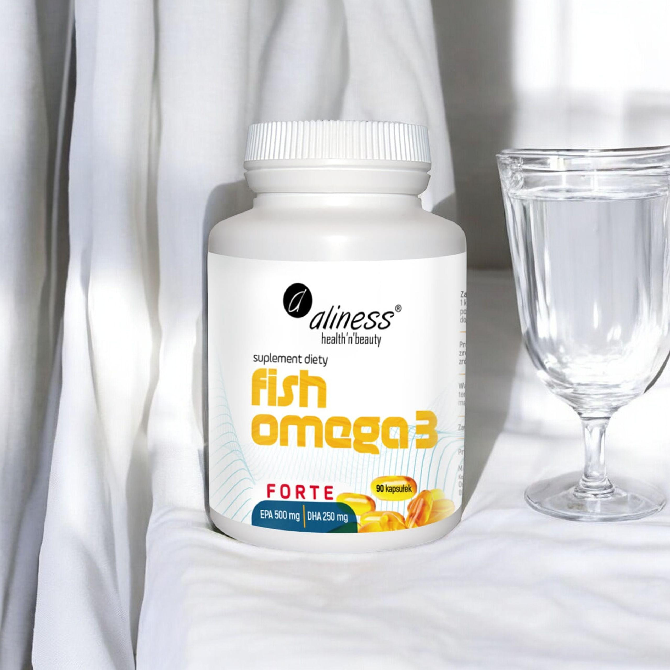 ALINESS - Oméga 3 de Poisson Forte EPA 500mg DHA 250mg - 60 gélules