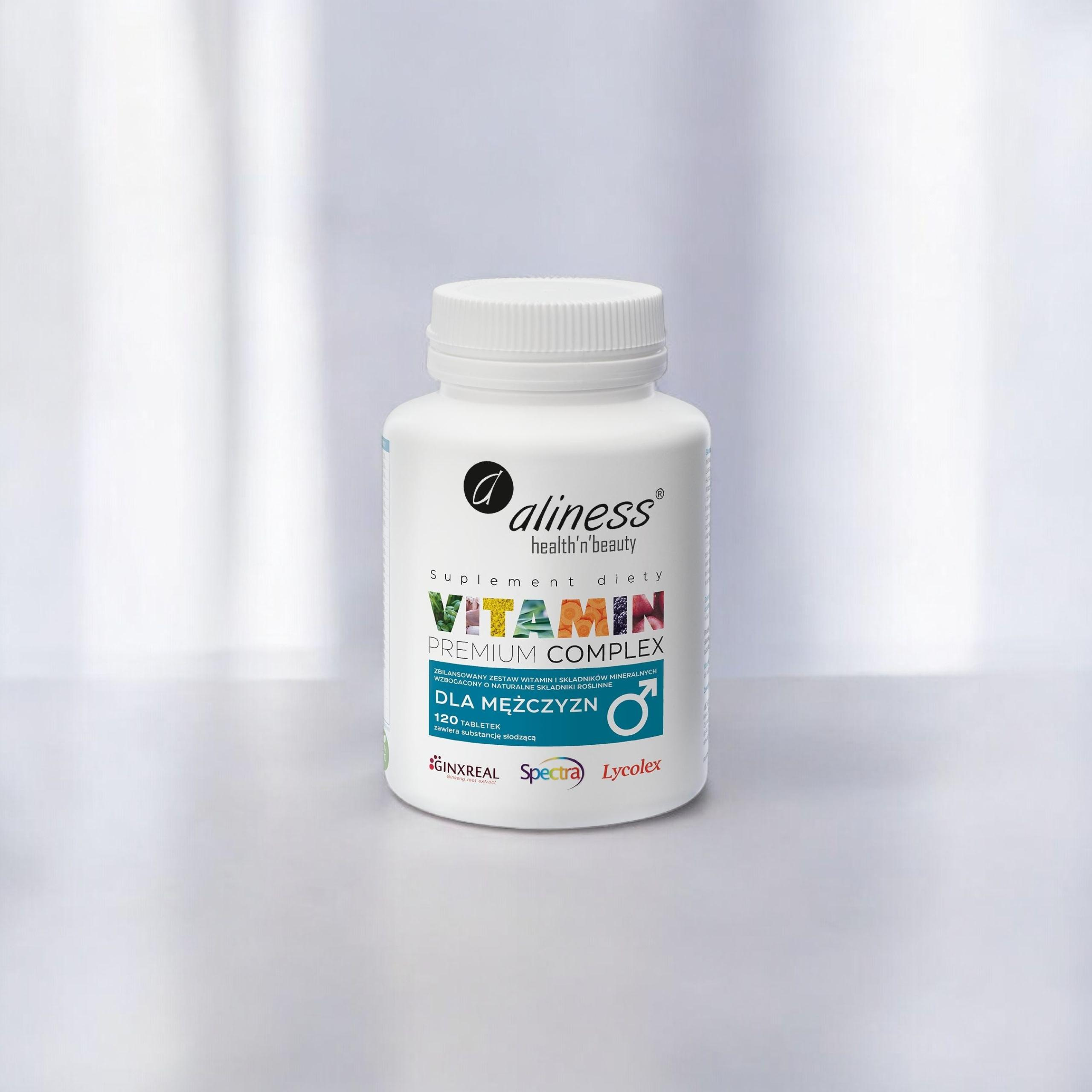 ALINESS - Complexe Vitaminique Pour Hommes - 120 comprimés