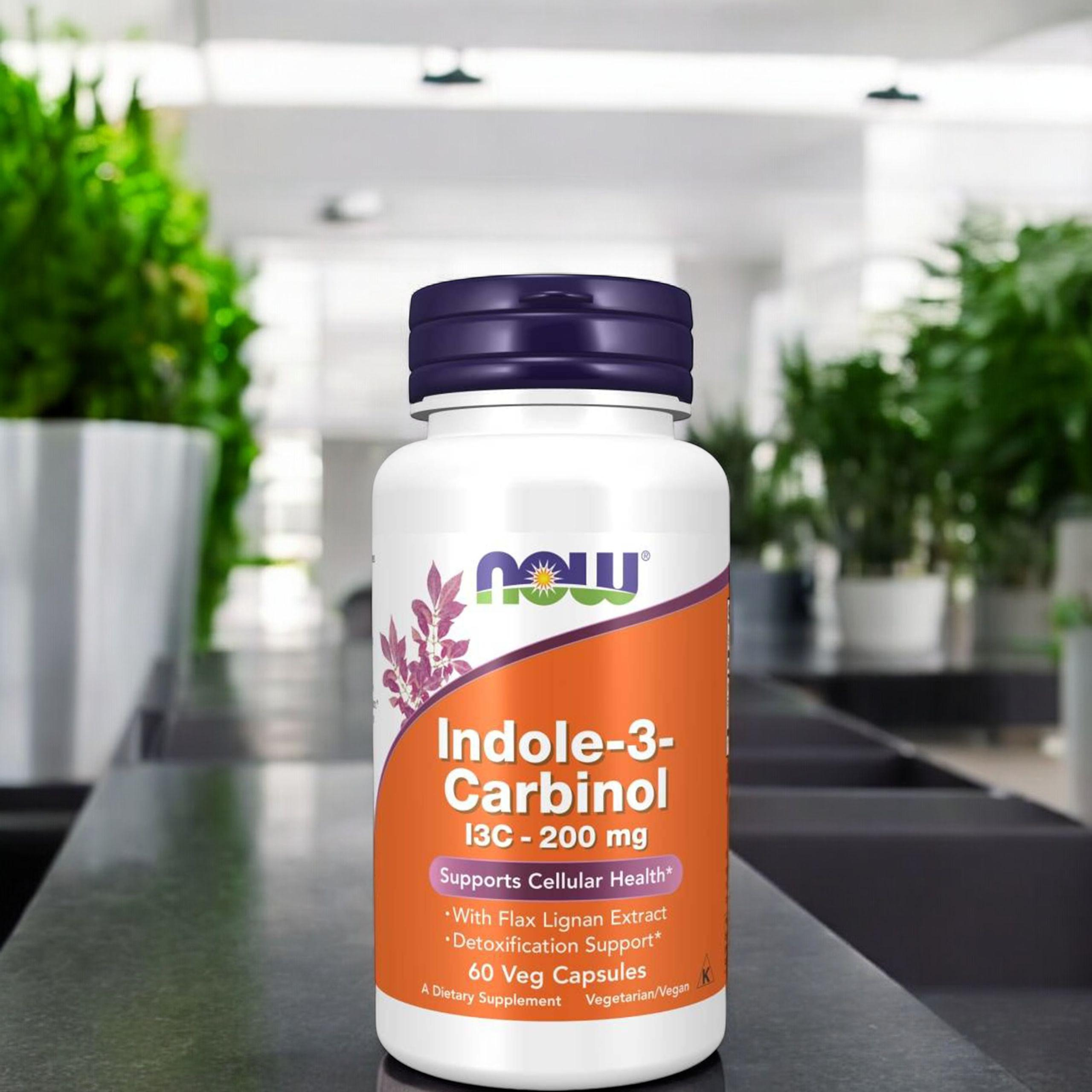 NOW Indole-3-Carbinol (I3C) 200mg - 60vcaps.