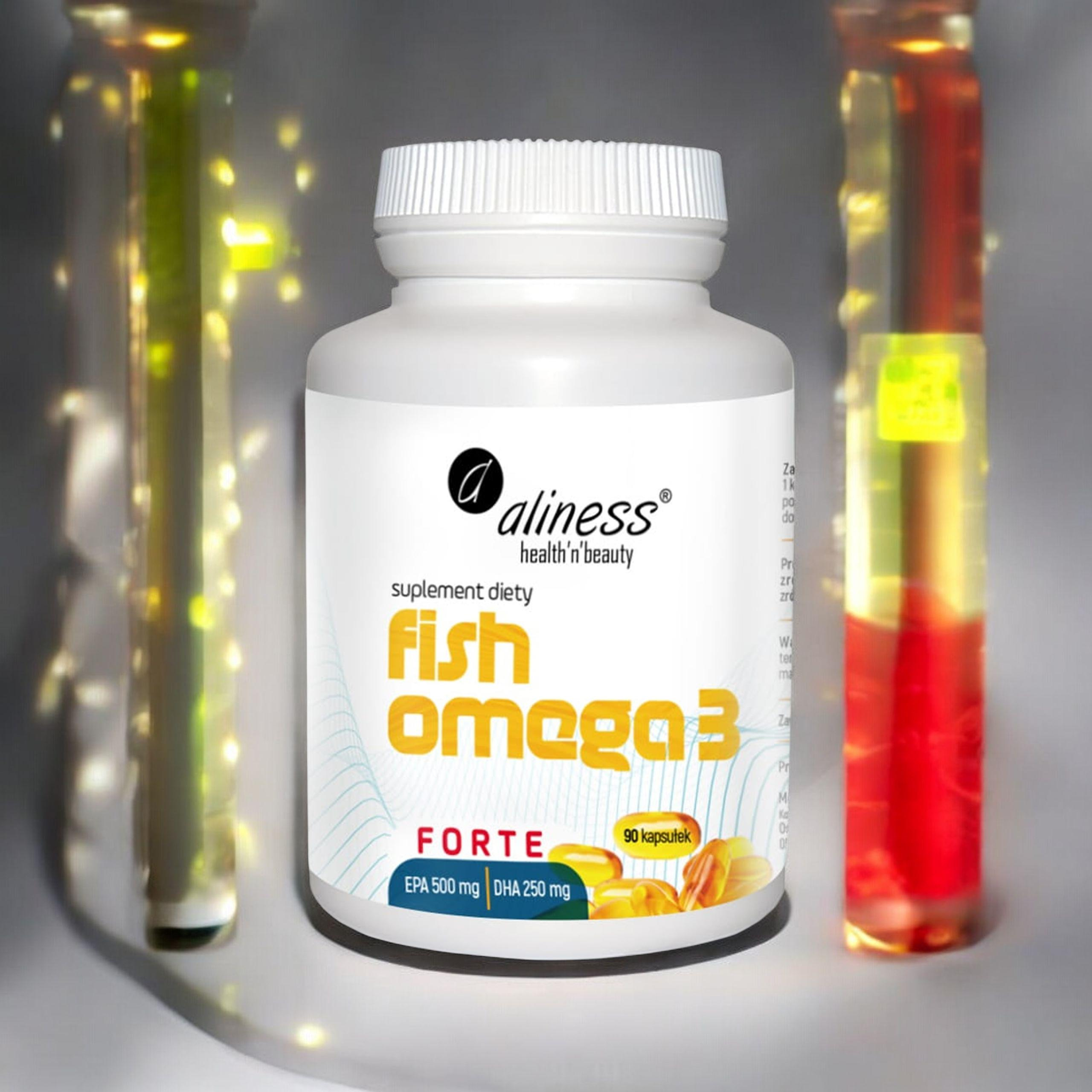 ALINESS - Oméga 3 de Poisson Forte EPA 500mg DHA 250mg - 60 gélules