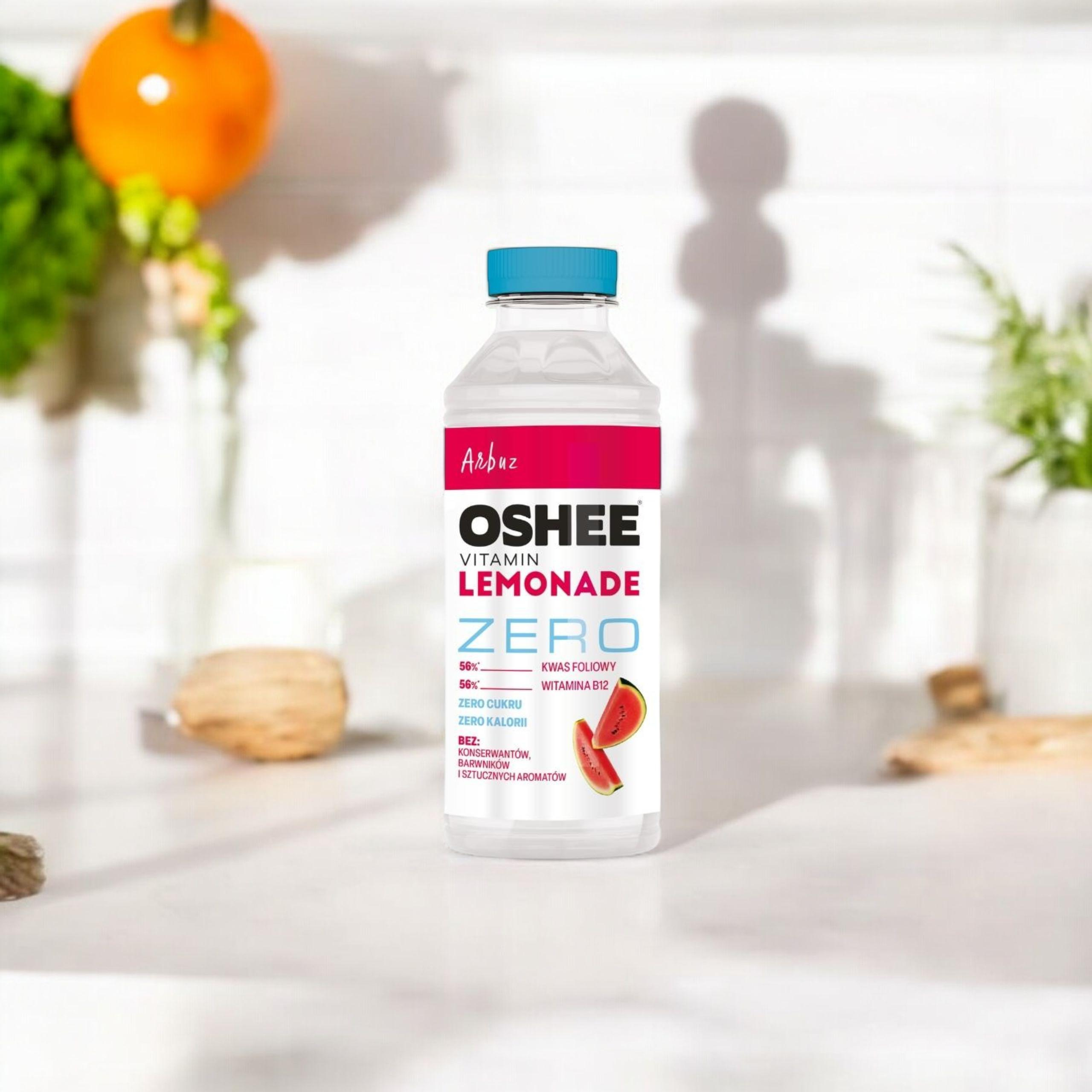 OSHEE - Limonade Vitaminée Zéro - 555ml - Pastèque