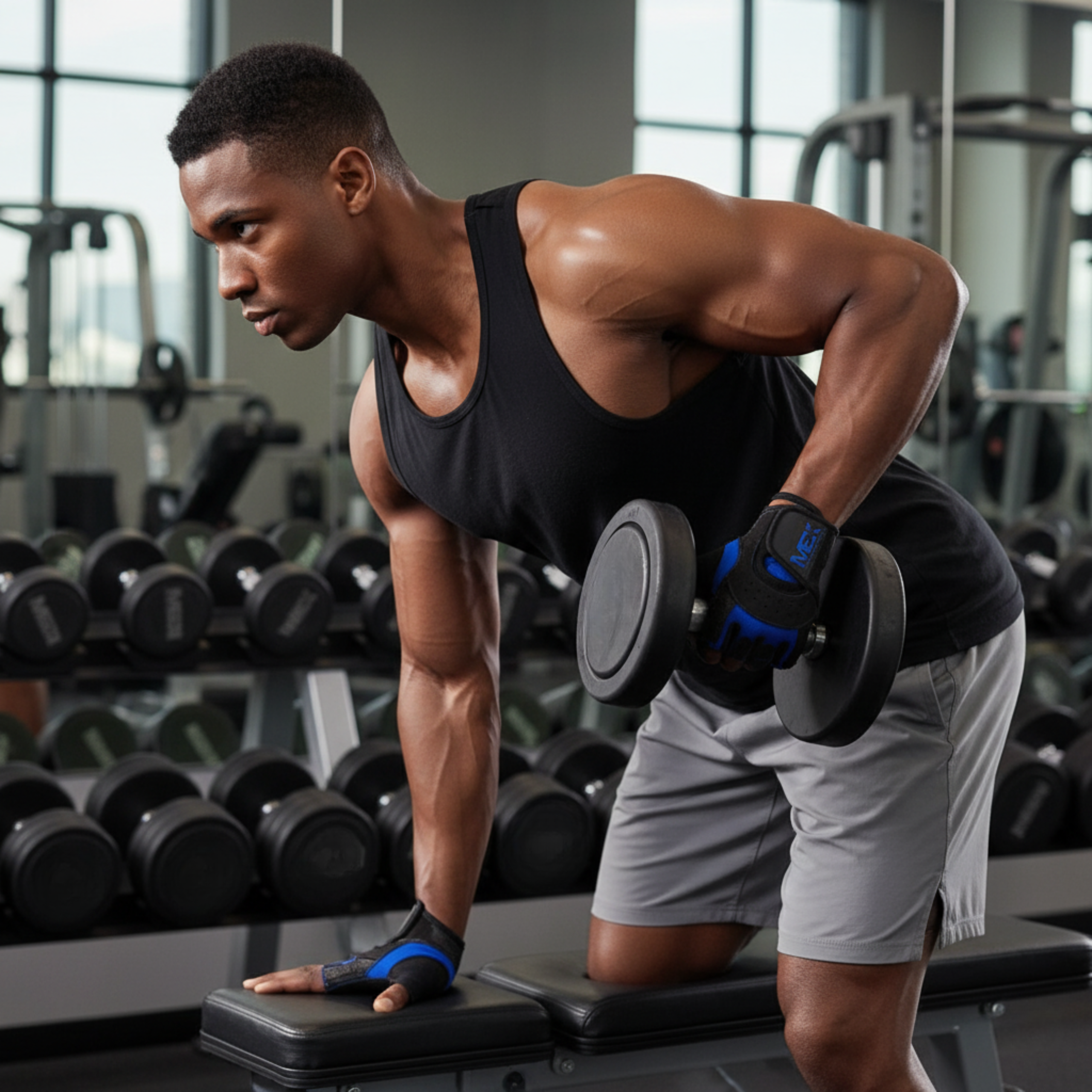 MEX SPORT - Gants M-Fit Blue pol_pl_MEX-SPORT-Rekawice-M-Fit-Blue-43145_8