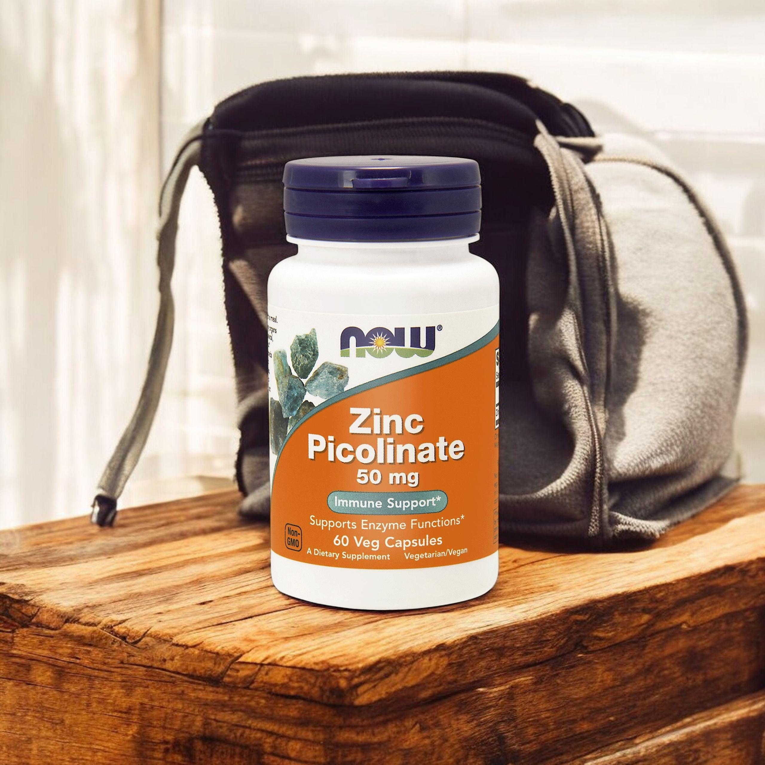 NOW - Zinc Picolinate 50mg - 30 gélules végétales.