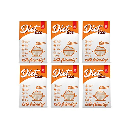 Cheat Meal Nutrition Diet Rice - 6x 400g (6x 300g netto) - Pâtes Konjac