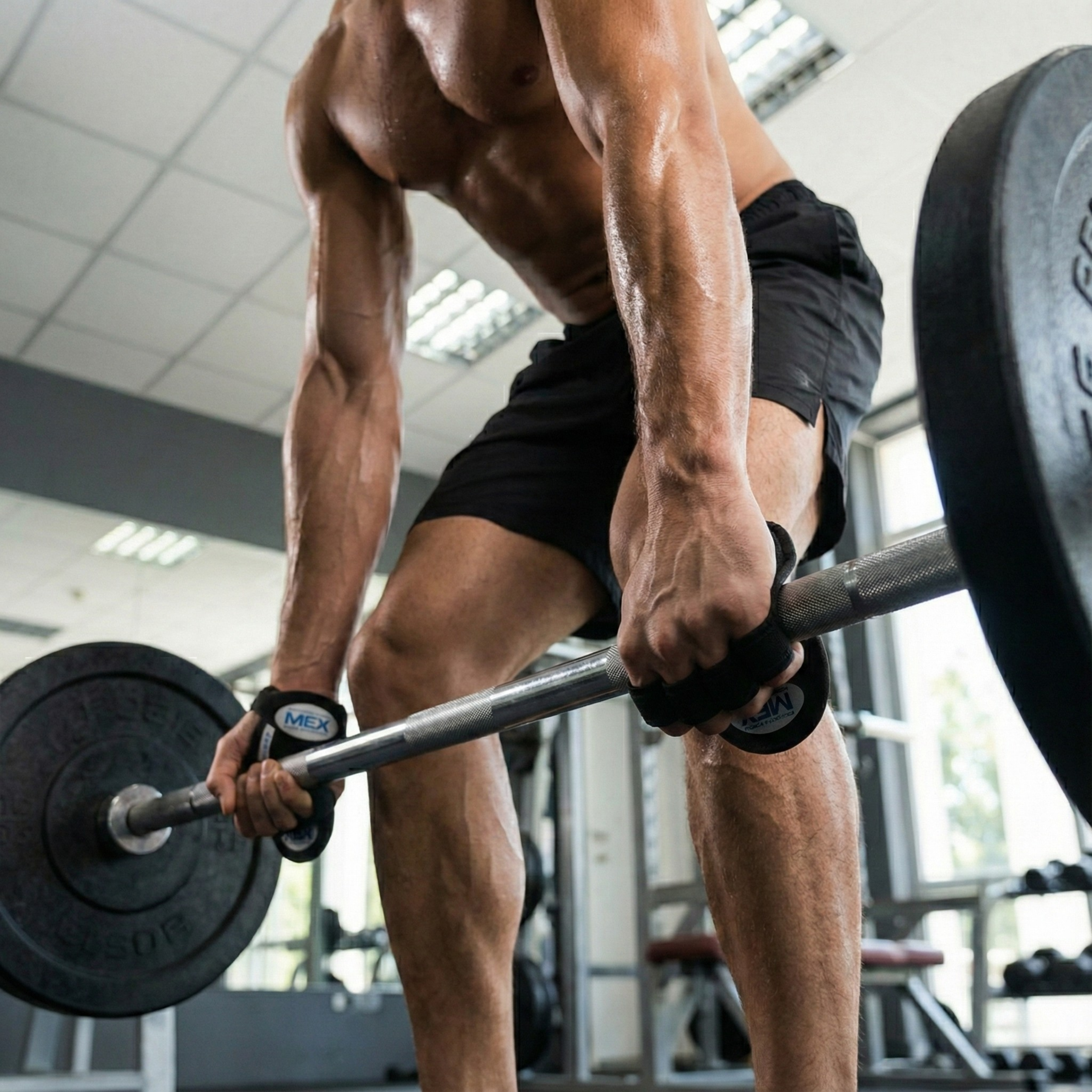 MEX NUTRITION - G-sport Training Grips One Size - Black