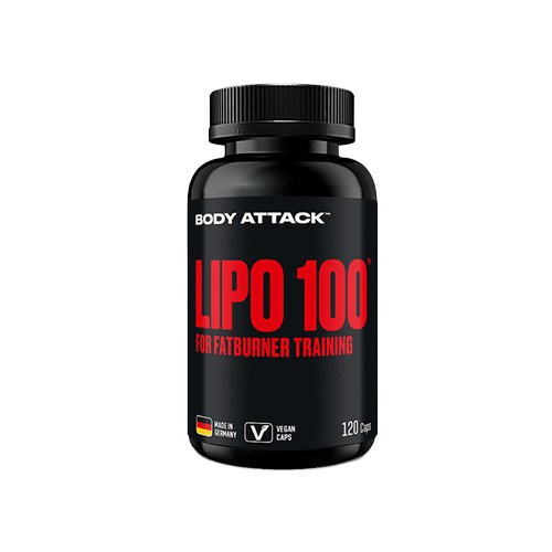 BODY ATTACK Lipo 100 - 120vcaps - SOLDES - 31-01