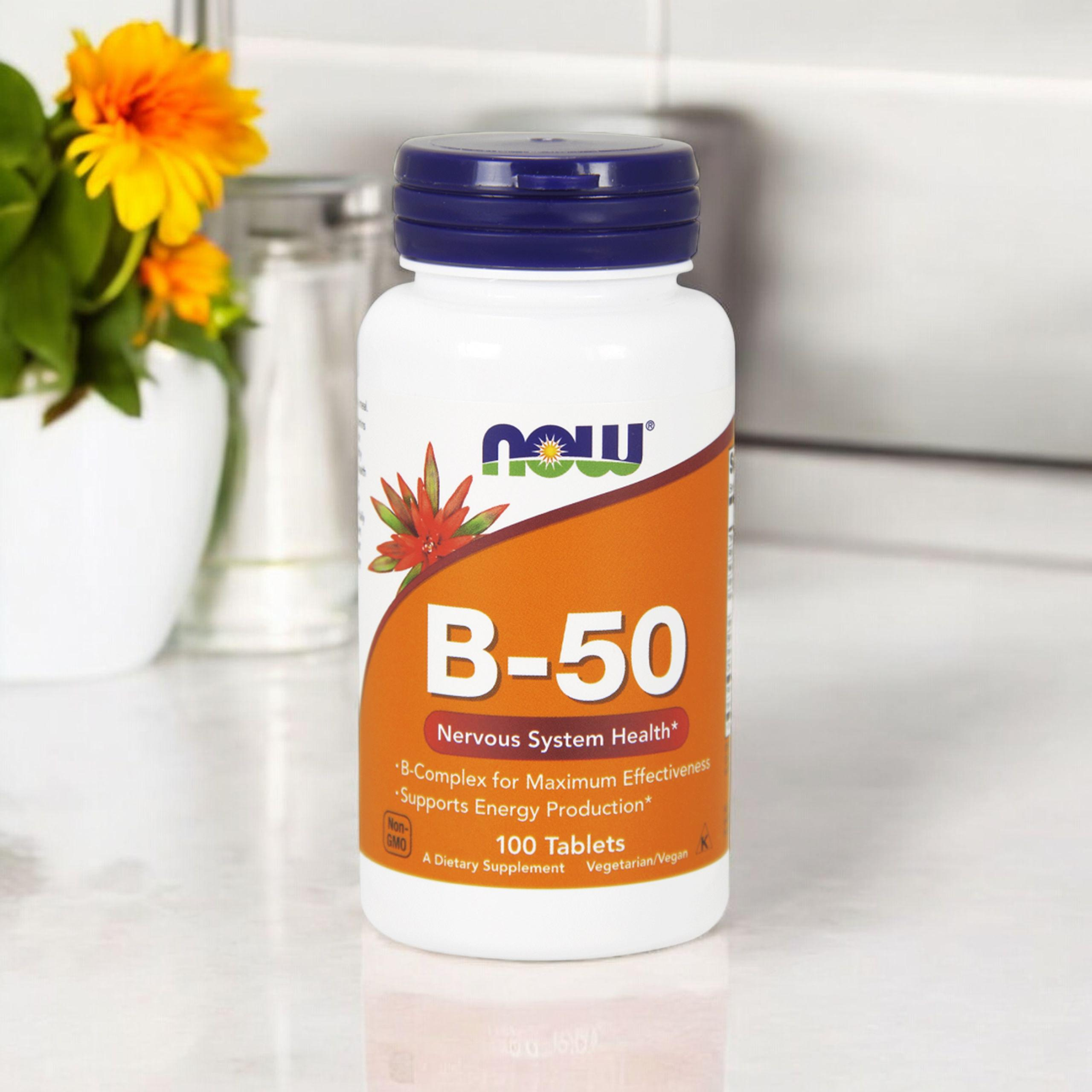 NOW Vitamin B-50 - 100tabs